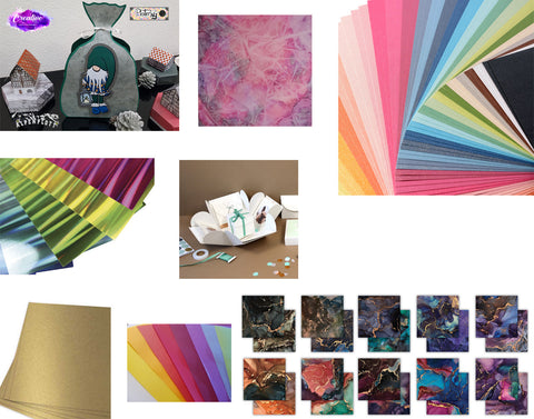 Cardstock, Motivpapier Transparentpapier Kuvert