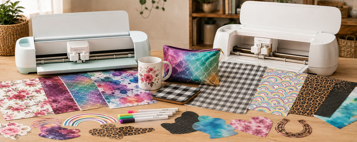 Ob die tollen Cricut Infusible Ink Transferbogen zur Sublimation, die Infusible Ink Stifte oder Rohlinge, die Du sublimieren kannst - hier findest Du alles an einem Ort.