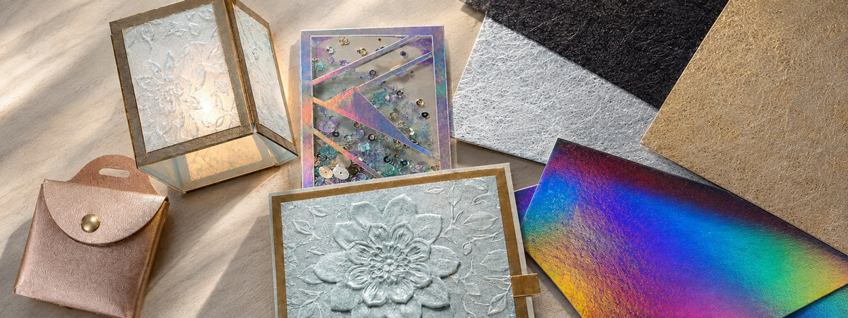 Transparentpapier, Effektpapier, Hologramm-Papier oder Pergamentpapier - mit diesen Papieren kannst Du tolle Akzente setzen in den Bastelkreationen.