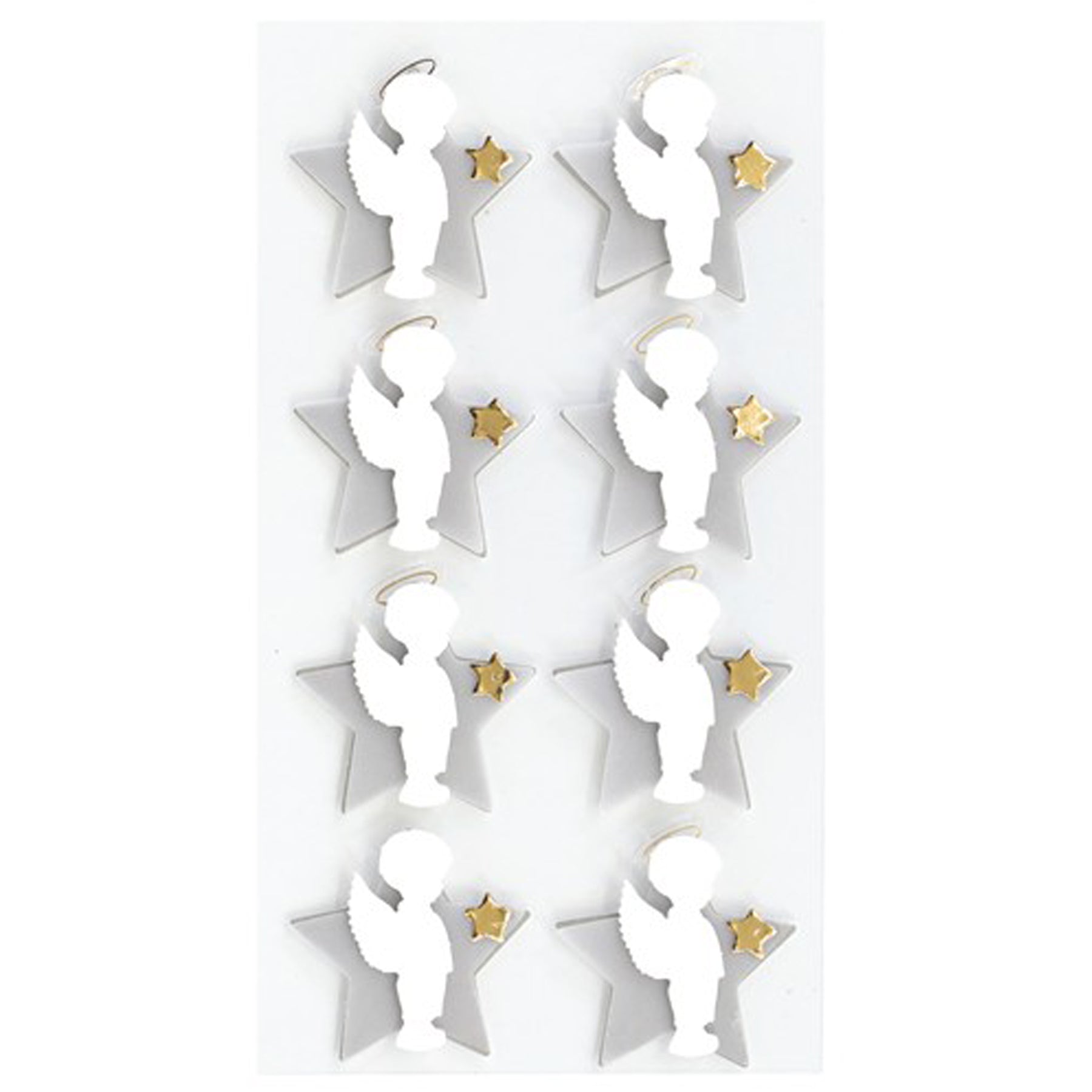 Crealive 3D-Sticker Engel mit Stern
 
Inhalt:
•	8 x 3D-Engel mit Stern
 
Die hochwertigen Artoz 3D-Sticker machen Spass und sind das i-Tüpfelchen auf einem Geschenk, zum Basteln von Karten, Einladungen, Geschenkverpackungen, Tischkarten, Deko-Objekte und vielem mehr. - Handgemacht - Swiss Design
 
Marke: Artoz
