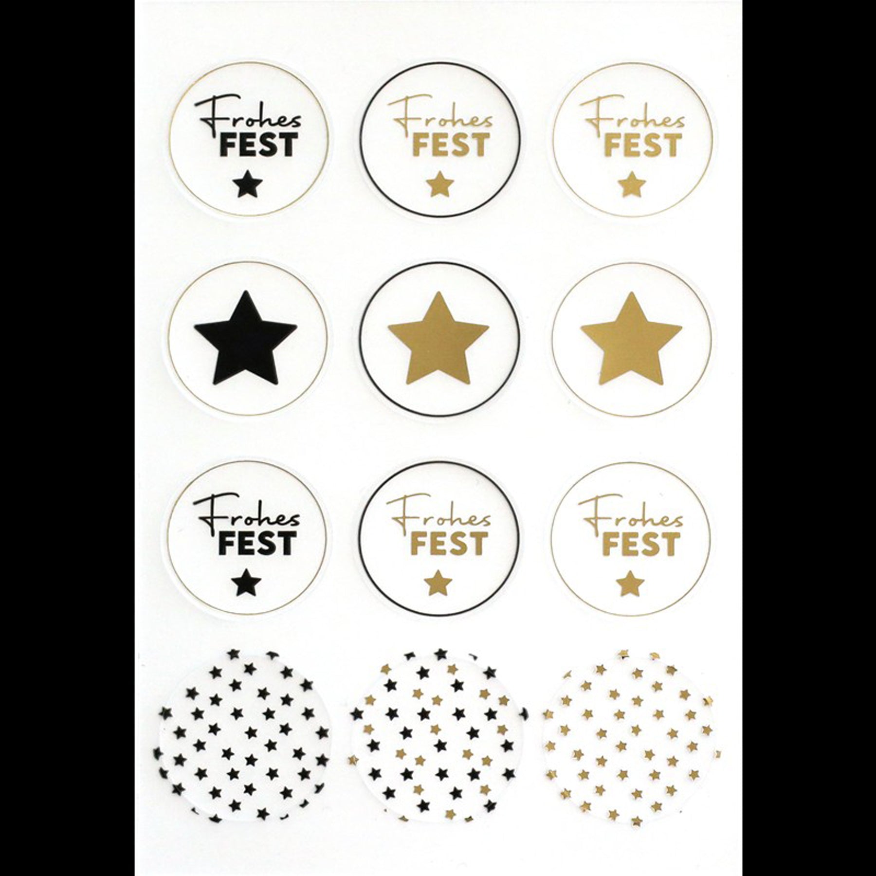 Crealive Sticker Transparent - Frohes Fest

Spezifikationen:
•	6 Bögen
•	Material: Papiersticker - transparent
•	selbstklebend
•	Hot Foil Print
•	Swiss Design
•	FSC zertifiziert
•	Marke: Artoz
 
Lass Deiner Kreativität freien Lauf mit den hochwertigen Papierstickern von Artoz. Ob du deine Geschenke personalisieren, dein Scrapbook verschönern oder einfach nur deine Notizen aufpeppen möchtest, diese Sticker von Artoz sind die perfekte Wahl und machen Spass für alle deine DIY-Projekte.
