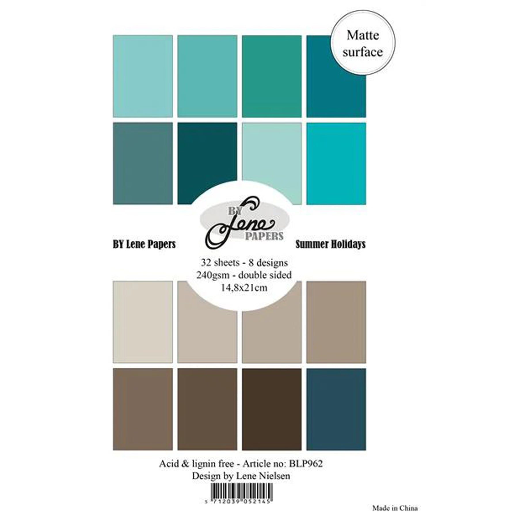 Crealive Papier Block 240 g/m2 - A5 - Summer Holidays

Inhalt:
•	Block mit insgesamt 32 Bogen
 
Spezifikationen:
•	Grösse A5 (14.8 x 21 cm)
•	240 g/m2
•	beidseitig bedruckt
•	16 Farben
•	8 Designs
•	lignin- und säurefrei
 
Dieses Papier ist geeignet für:
•	Karten
•	Karten-Verzierungen
•	Plotten
•	Stanzen
•	Prägen
•	Mixed Media
•	Scrapbooking
 
Aus diesem A5 Papier lassen sich farbenfrohe Karten erstellen, Verzierungen für Karten, Kuverts und vieles mehr. 
 
Schneideeinstellung
Bitte teste die Schneideeinste