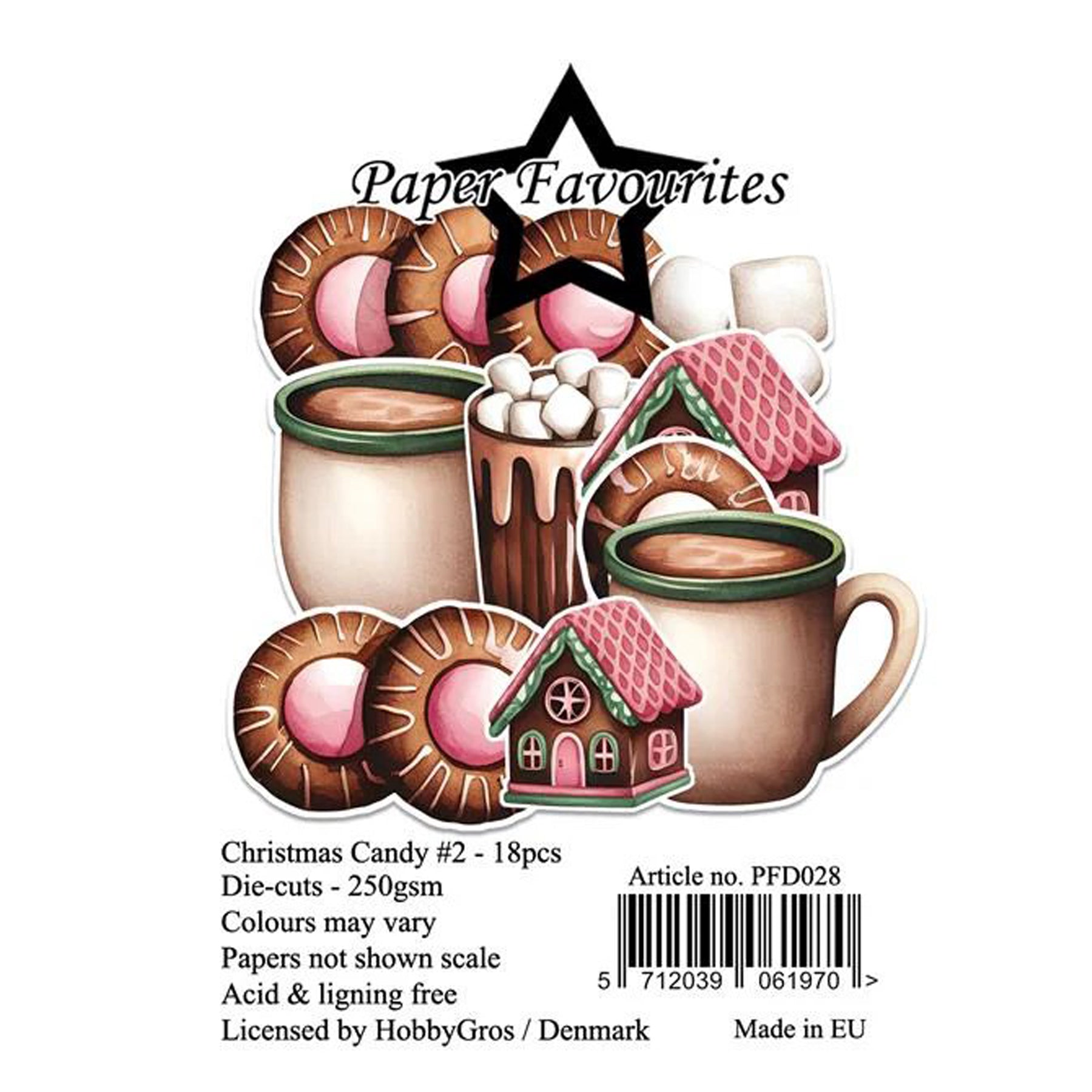 Crealive Die-Cuts - Christmas Candy 2

Die-Cuts sind bereits ausgestanzte Papier-Elemente. Du musst sie nicht mehr selbst ausschneiden, sondern kannst sie einfach aus dem Bogen lösen.
 
Inhalt:
•	18 Die-Cuts / ausgestanzte Papier-Elemente

Spezifikationen:
•	Die-Cuts / ausgestanzte Papier-Elemente
•	Papiergewicht: 250 g/m2
•	lignin- und säurefrei
•	Thema: Christmas Candy 2
 
Die Die-Cut Papier-Elemente sind geeignet für:
•	Verzierungen von Karten, Boxen, Geschenk-Verpackungen, Geschenktaschen, etc.
•	Scrapb