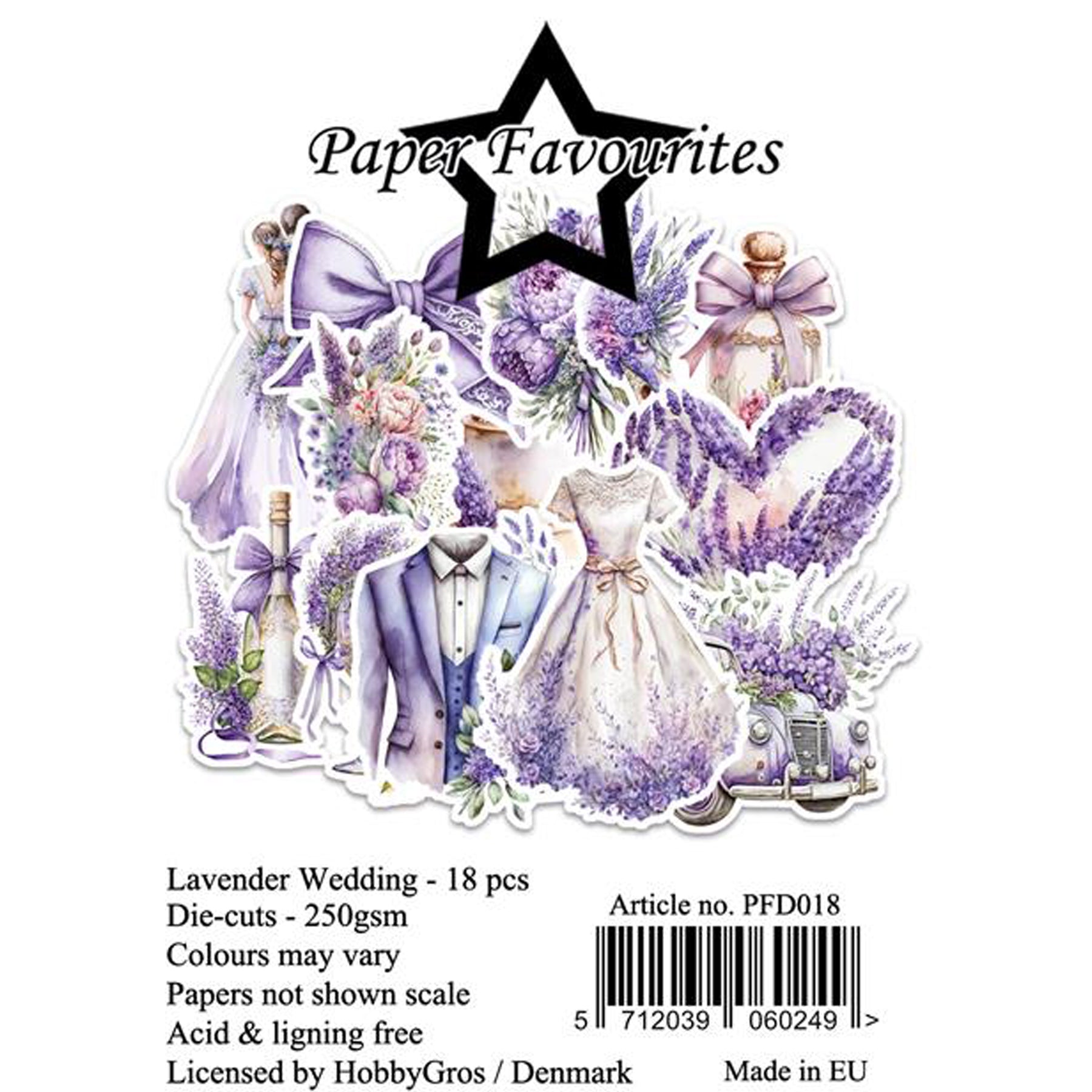 Crealive Die-Cuts - Lavender Wedding

Die-Cuts sind bereits ausgestanzte Papier-Elemente. Du musst sie nicht mehr selbst ausschneiden, sondern kannst sie einfach aus dem Bogen lösen.
 
Inhalt:
•	18 Die-Cuts / ausgestanzte Papier-Elemente

Spezifikationen:
•	Die-Cuts / ausgestanzte Papier-Elemente
•	Papiergewicht: 250 g/m2
•	lignin- und säurefrei
•	Thema: Rose Wedding
 
Die Die-Cut Papier-Elemente sind geeignet für:
•	Verzierungen von Karten, Boxen, Geschenk-Verpackungen, Geschenktaschen, etc.
•	Scrapbooking