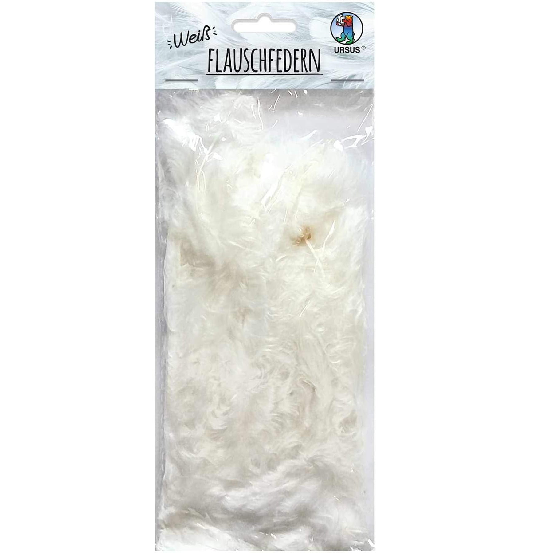 Crealive Federn - 10g - Weiss
 
Spezifikationen:
•	Inhalt: 10g Federn
•	Farbe: Weiss
•	Grösse: 10-15 cm lang
 
Federn sind geeignet für:
•	Eierschachteli-Dekoration
•	Karten- und Verpackungs-Verzierungen
•	zum Basteln von Traumfänger oder Engeln
 
Die Federn kannst du für viele Bastelprojekte nutzen. Sei es zum Dekorieren der Eierschachteli, Verzieren von Karten oder Verpackungen oder ganz vielen anderen Bastelprojeiken. Mit etwas Leim befestigen und schon hast du deiner Kreation das gewisse Etwas hinzugefü