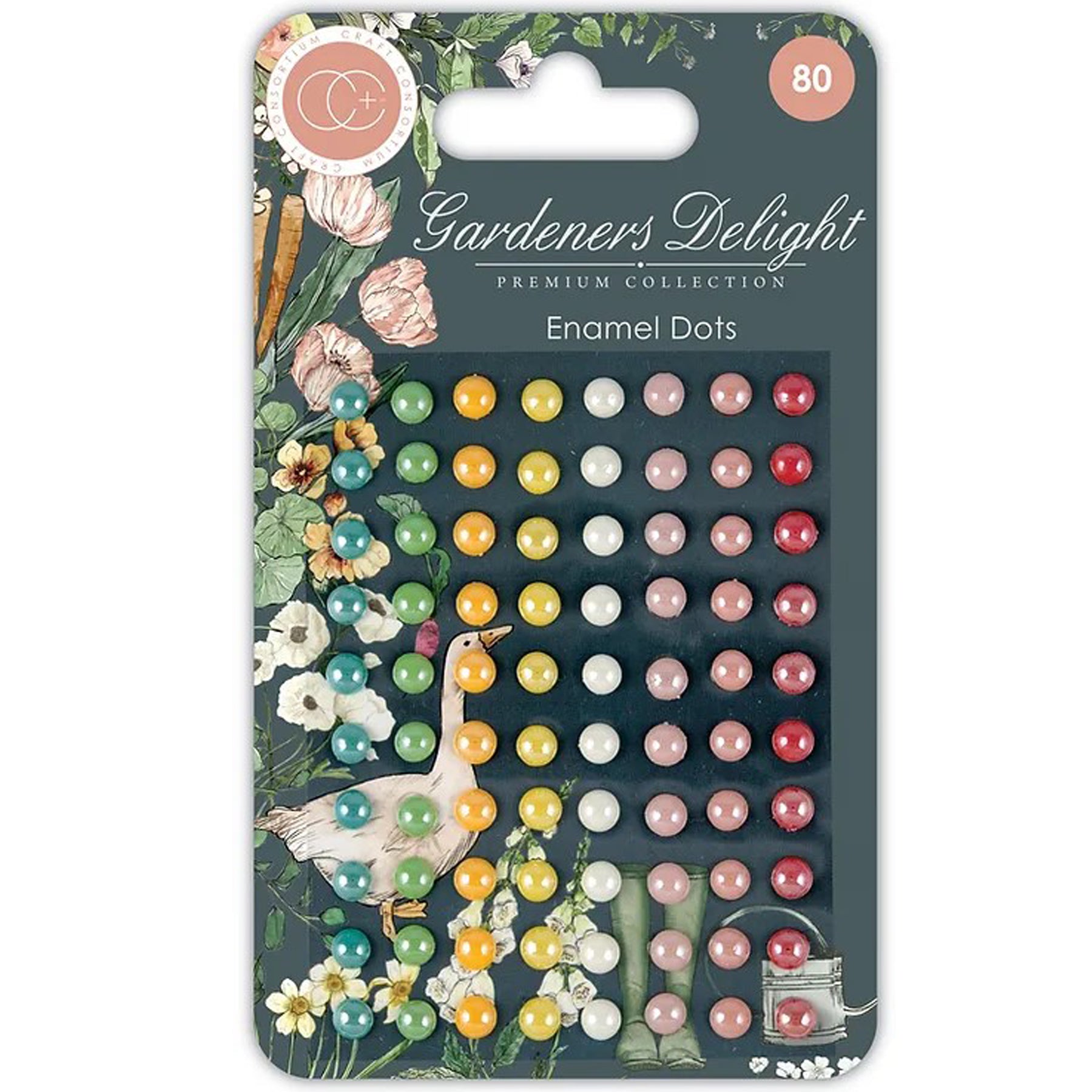Crealive Selbstklebende Punkte - Gardeners Delight

Inhalt:
•	80 Punkte
•	10 Punkte pro Farbe
•	einheitliche Grössen
 
Selbstklebende Enamel Dots sind geeignet für:
•	Karten-Verzierungen
•	Plotten
•	Scrapbooking
•	Journaling
•	Geschenke
•	kleine Tüten
 
Spezifikationen:
•	selbstklebende, glänzende Punkte
 
Die selbstklebenden Enamel Dots sind zum Dekorieren und Verzieren von Karten, Scrapbooking Seiten, persönliche Geschenke oder kleine Tüten geeignet. Sie lassen sich einfach befestigen und sind vielfältig 