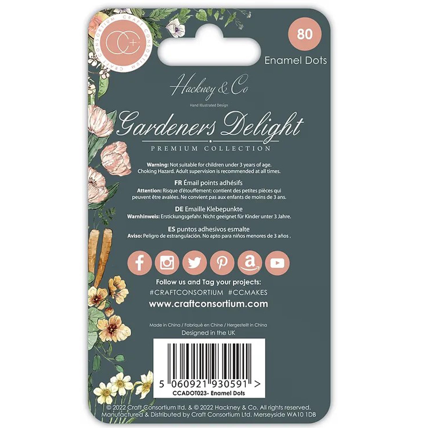 Crealive Selbstklebende Punkte - Gardeners Delight

Inhalt:
•	80 Punkte
•	10 Punkte pro Farbe
•	einheitliche Grössen
 
Selbstklebende Enamel Dots sind geeignet für:
•	Karten-Verzierungen
•	Plotten
•	Scrapbooking
•	Journaling
•	Geschenke
•	kleine Tüten
 
Spezifikationen:
•	selbstklebende, glänzende Punkte
 
Die selbstklebenden Enamel Dots sind zum Dekorieren und Verzieren von Karten, Scrapbooking Seiten, persönliche Geschenke oder kleine Tüten geeignet. Sie lassen sich einfach befestigen und sind vielfältig 