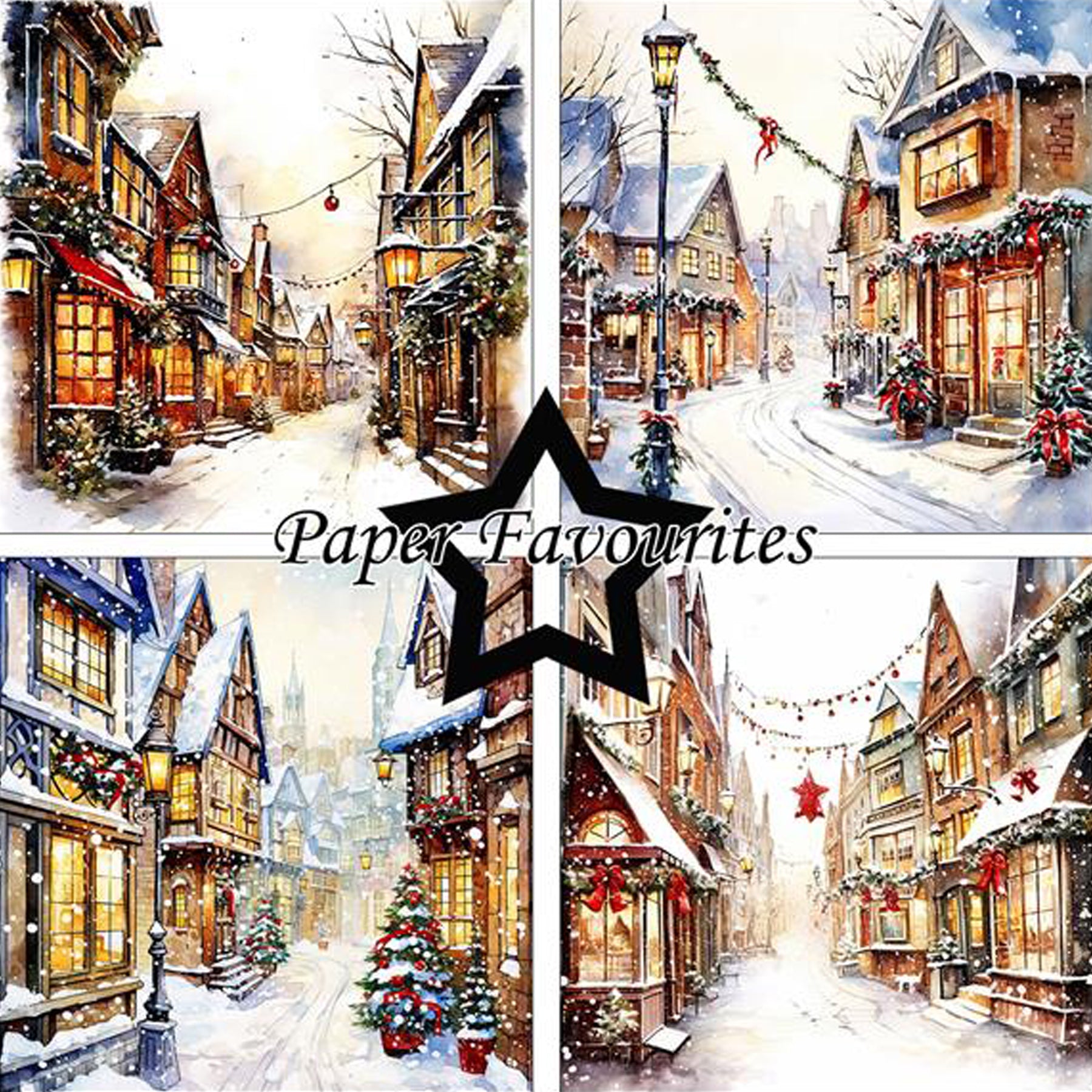 Crealive Paper Pad 200 g/m2 - 15 cm x 15 cm - Christmas Main Street
 
Inhalt:
•	24 Bogen
•	8 Designs
 
Spezifikationen:
•	15 cm x 15 cm
•	200 g/m2
•	einseitig bedruckt
•	säure- und ligninfrei
 
Dieses Paper Pad ist geeignet für:
•	Karten
•	Karten-Verzierungen
•	kleine Geschenkboxen & Verpackungen
•	Plotten
•	Stanzen
•	Prägen
•	Scrapbooking
•	Journaling
•	Mixed Media
 
Dieses einseitig bedruckte Designpapier mit winterlichen Strassen ist eine bezaubernde Basis für kreative, spezielle, individuelle Karten, Pl