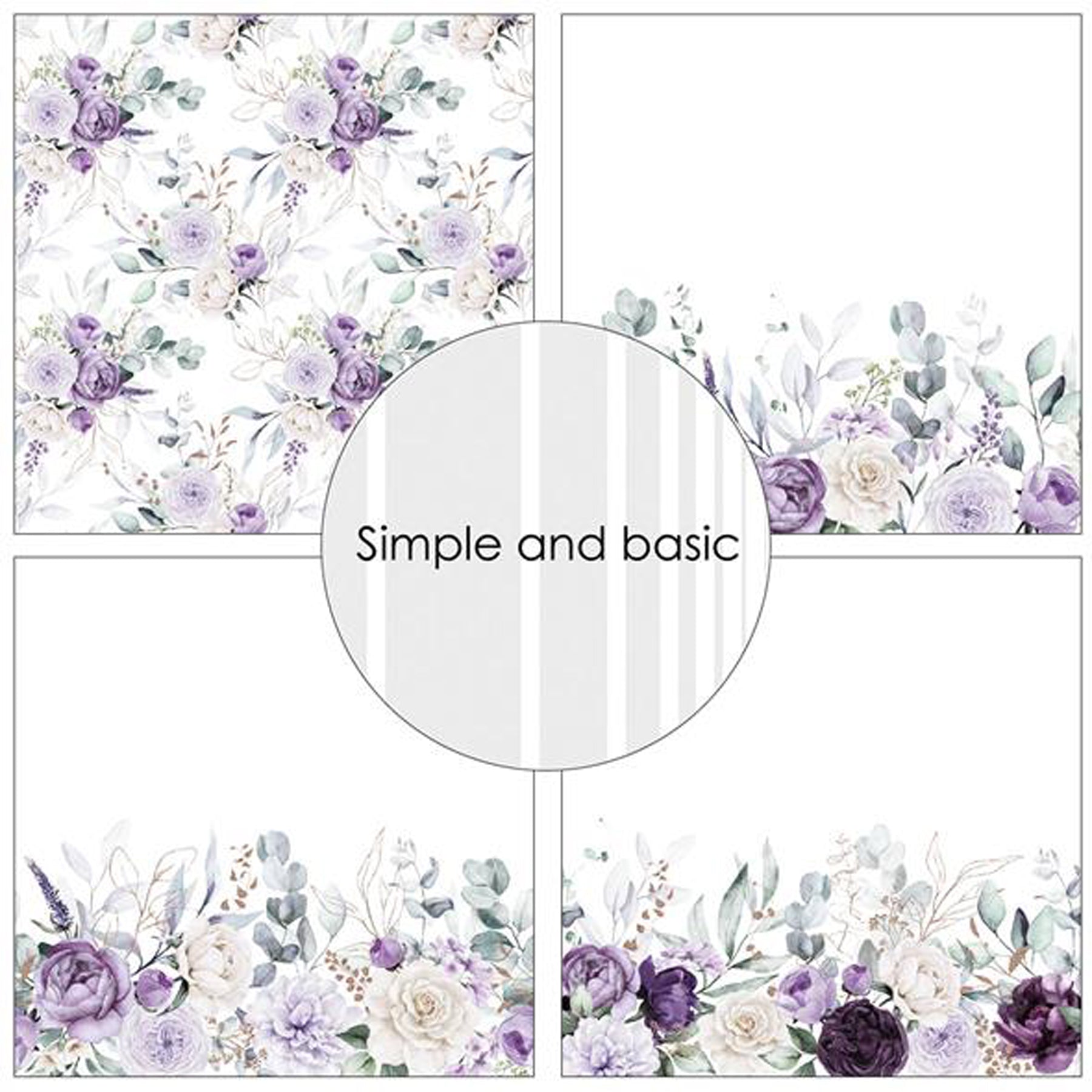 Crealive Paper Pad 200 g/m2 - 15 cm x 15 cm - Purple Romance

Inhalt:
•	24 Blatt
•	8 Designs
 
Spezifikationen:
•	15 cm x 15 cm
•	200 g/m2
•	einseitig bedruckt
•	säure- und ligninfrei
 
Dieses Paper Pad ist geeignet für:
•	Karten
•	Karten-Verzierungen
•	kleine Geschenkboxen & Verpackungen
•	Plotten
•	Stanzen
•	Prägen
•	Scrapbooking
•	Journaling
•	Mixed Media

Dieses einseitig bedruckte Designpapier im floralen Look mit romantischen Blumenranken, ist eine wunderschöne Basis für kreative, spezielle, individue