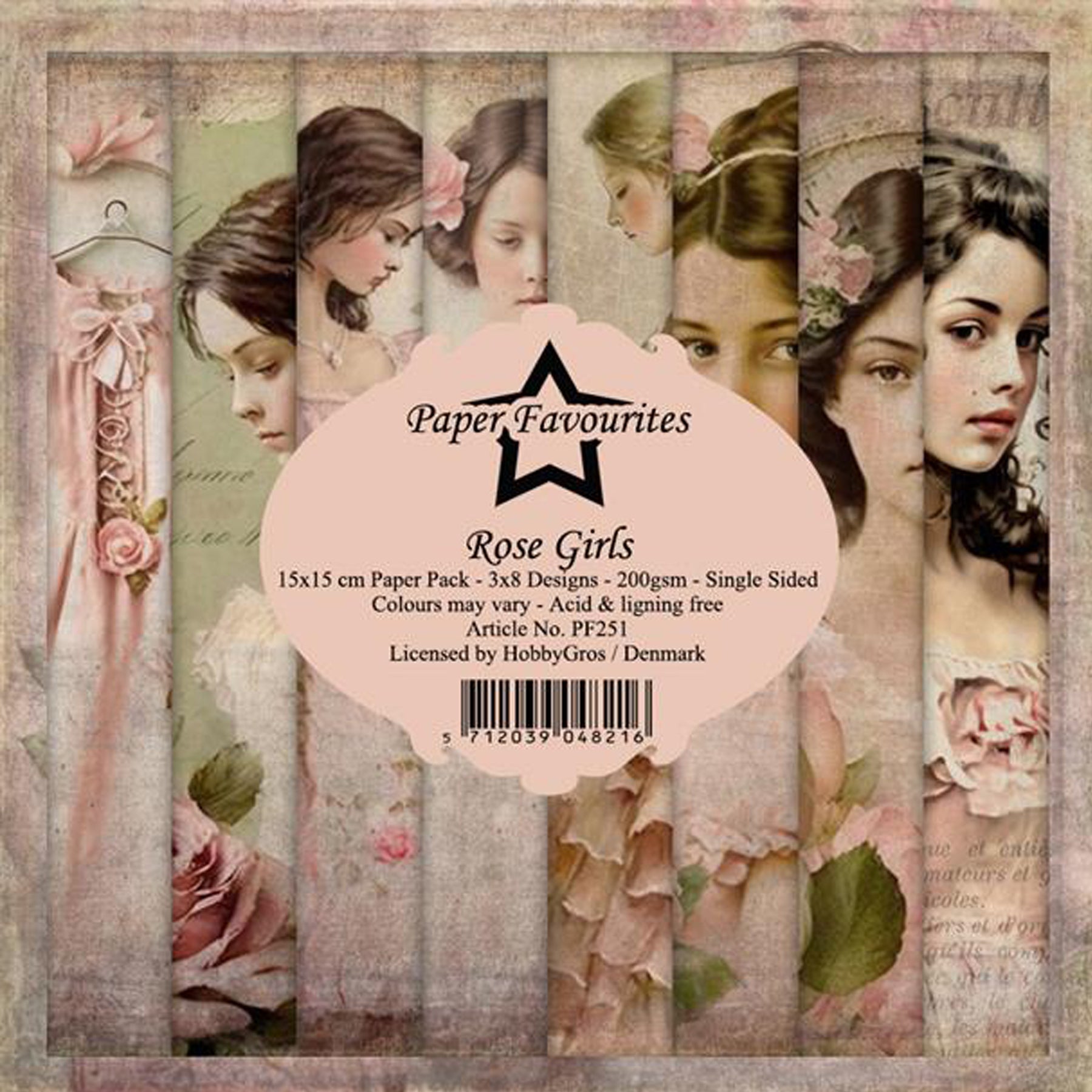 Crealive Paper Pad 200 g/m2 - 6’’ x 6’’ - Rose Girls

Inhalt:
•	24 Bogen
•	8 Designs
 
Spezifikationen:
•	6’’ x 6’’ (15 cm x 15 cm)
•	200 g/m2
•	einseitig bedruckt
•	säure- und ligninfrei
 
Dieses Paper Pad ist geeignet für:
•	Karten
•	Karten-Verzierungen
•	Plotten
•	Stanzen
•	Prägen
•	Scrapbooking
 
Dieses einseitig bedruckte Designpapier ist eine wunderbare Basis für kreative, spezielle, individuelle Karten, Plotts, Verzierungen von Geschenktaschen, Schachteln, Karten, Geschenkboxen, Scrapbooking und viel