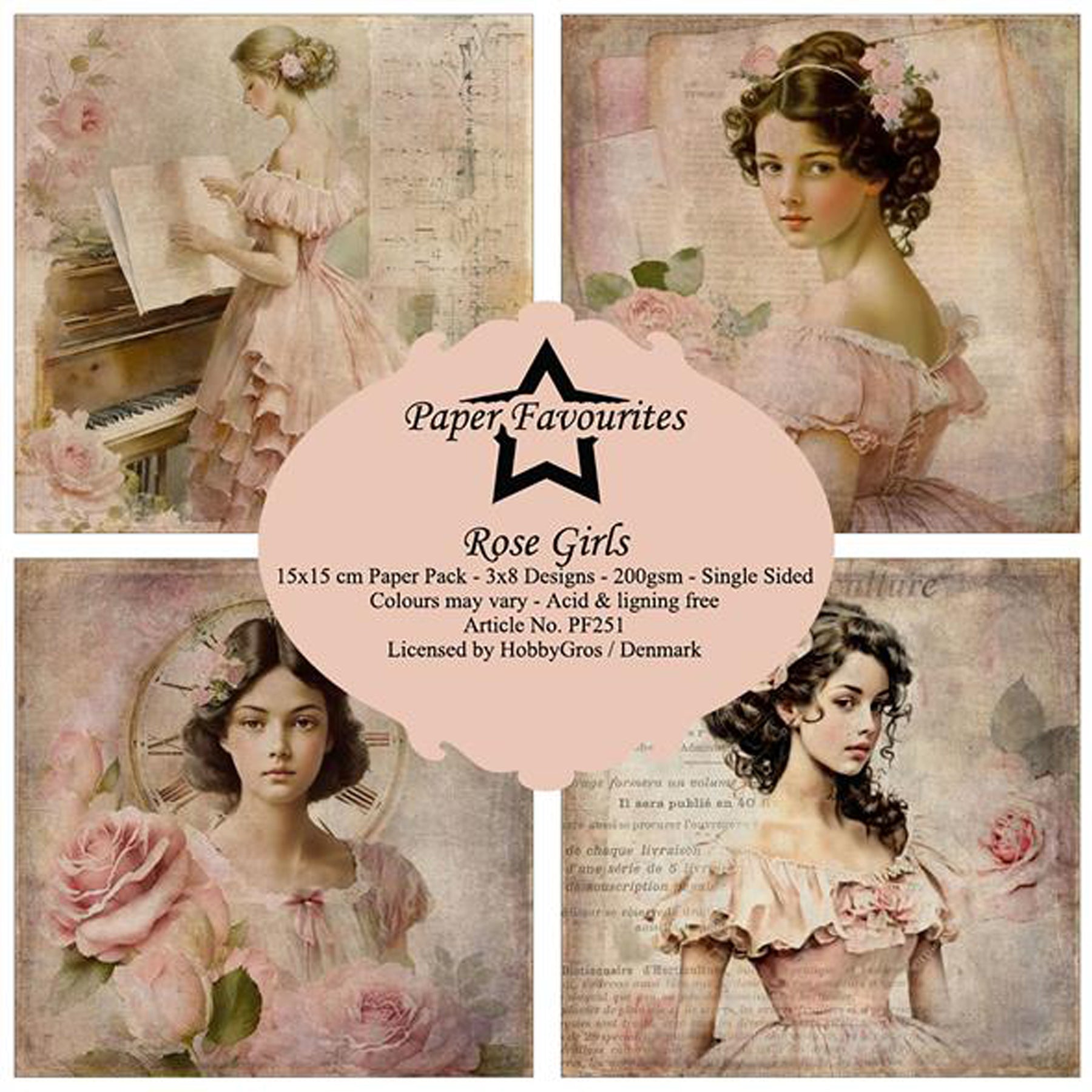 Crealive Paper Pad 200 g/m2 - 6’’ x 6’’ - Rose Girls

Inhalt:
•	24 Bogen
•	8 Designs
 
Spezifikationen:
•	6’’ x 6’’ (15 cm x 15 cm)
•	200 g/m2
•	einseitig bedruckt
•	säure- und ligninfrei
 
Dieses Paper Pad ist geeignet für:
•	Karten
•	Karten-Verzierungen
•	Plotten
•	Stanzen
•	Prägen
•	Scrapbooking
 
Dieses einseitig bedruckte Designpapier ist eine wunderbare Basis für kreative, spezielle, individuelle Karten, Plotts, Verzierungen von Geschenktaschen, Schachteln, Karten, Geschenkboxen, Scrapbooking und viel