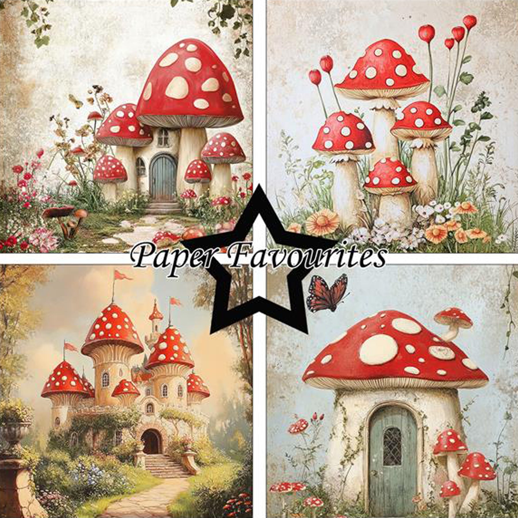 Crealive Paper Pad 200 g/m2 - 15 cm x 15 cm - Rustic Mushrooms
 
Inhalt:
•	24 Bogen
•	8 Designs
 
Spezifikationen:
•	15 cm x 15 cm
•	200 g/m2
•	einseitig bedruckt
•	säure- und ligninfrei
 
Dieses Paper Pad ist geeignet für:
•	Karten
•	Karten-Verzierungen
•	kleine Geschenkboxen & Verpackungen
•	Plotten
•	Stanzen
•	Prägen
•	Scrapbooking
•	Journaling
•	Mixed Media
 
Dieses einseitig bedruckte Designpapier mit wunderbaren Pilz-Motiven ist eine aussergewöhnliche Basis für kreative, spezielle, individuelle Karten