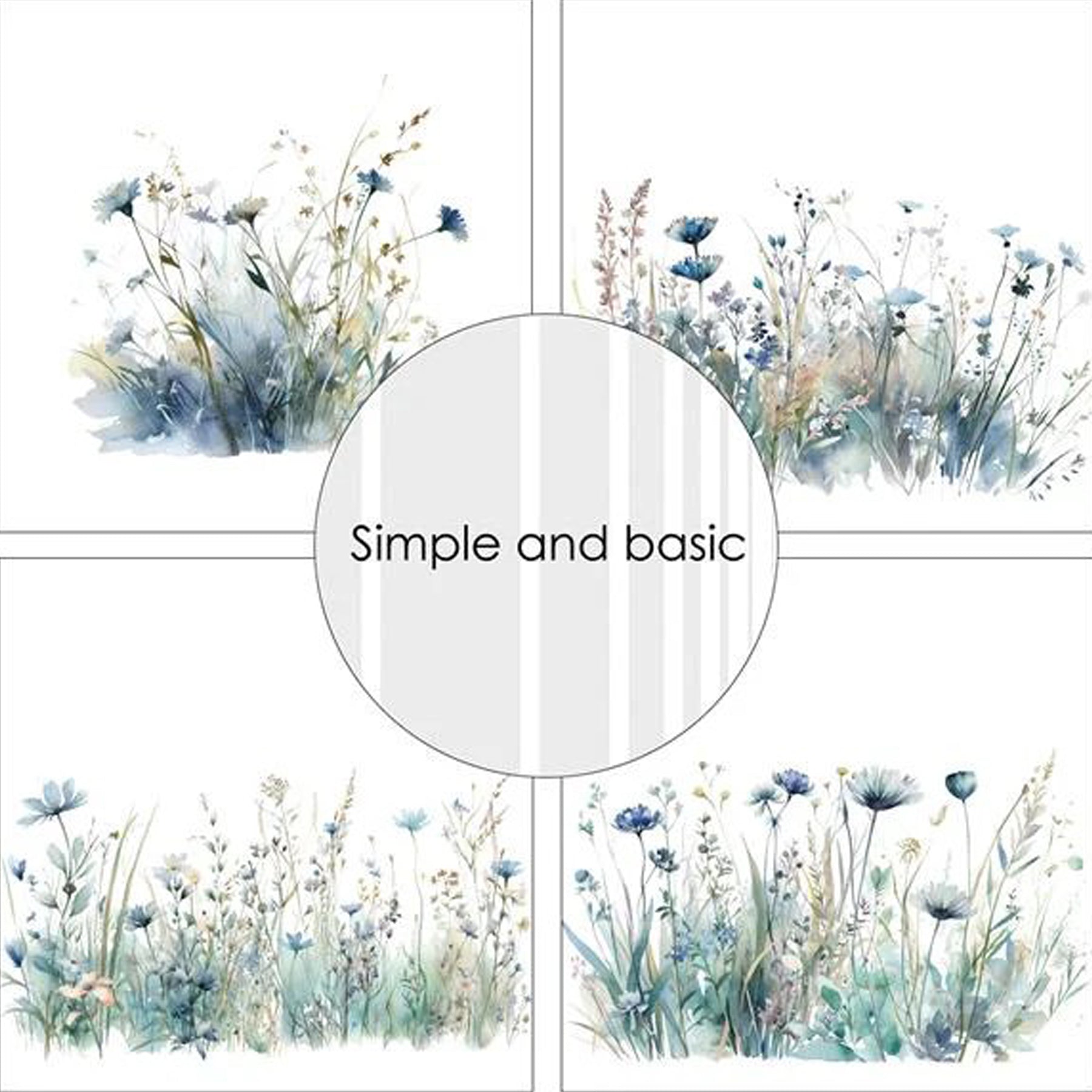 Crealive Paper Pad 200 g/m2 - 15 cm x 15 cm - Blue Meadows

Inhalt:
•	24 Blatt
•	8 Designs
 
Spezifikationen:
•	15 cm x 15 cm
•	200 g/m2
•	einseitig bedruckt
•	säure- und ligninfrei
 
Dieses Paper Pad ist geeignet für:
•	Karten
•	Karten-Verzierungen
•	kleine Geschenkboxen & Verpackungen
•	Plotten
•	Stanzen
•	Prägen
•	Scrapbooking
•	Journaling
•	Mixed Media
 
 
 Dieses einseitig bedruckte Designpapier im floralen Look mit bezaubernden blauen Wiesen, ist eine wunderschöne Basis für kreative, spezielle, indivi