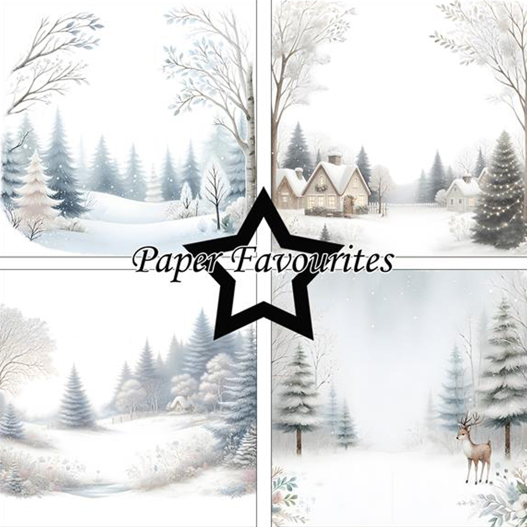 Crealive Paper Pad 200 g/m2 - 15 cm x 15 cm - Snow Forest
 
Inhalt:
•	24 Bogen
•	8 Designs
 
Spezifikationen:
•	15 cm x 15 cm
•	200 g/m2
•	einseitig bedruckt
•	säure- und ligninfrei
 
Dieses Paper Pad ist geeignet für:
•	Karten
•	Karten-Verzierungen
•	kleine Geschenkboxen & Verpackungen
•	Plotten
•	Stanzen
•	Prägen
•	Scrapbooking
•	Journaling
•	Mixed Media
 
Dieses einseitig bedruckte Designpapier im winterlichen Look ist eine bezaubernde Basis für kreative, spezielle, individuelle Karten, Plotts, Verzierun