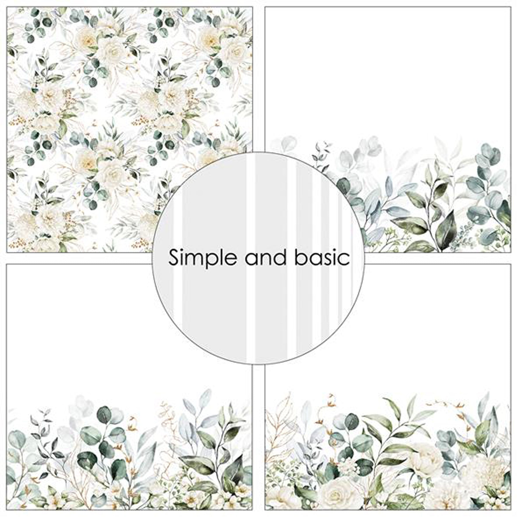 Crealive Paper Pad 200 g/m2 - 15 cm x 15 cm - Soft and elegant

Inhalt:
•	24 Blatt
•	8 Designs
 
Spezifikationen:
•	15 cm x 15 cm
•	200 g/m2
•	einseitig bedruckt
•	säure- und ligninfrei
 
Dieses Paper Pad ist geeignet für:
•	Karten
•	Karten-Verzierungen
•	kleine Geschenkboxen & Verpackungen
•	Plotten
•	Stanzen
•	Prägen
•	Scrapbooking
•	Journaling
•	Mixed Media

Dieses einseitig bedruckte Designpapier im floralen Look mit romantischen Blumenranken, ist eine wunderschöne Basis für kreative, spezielle, individ