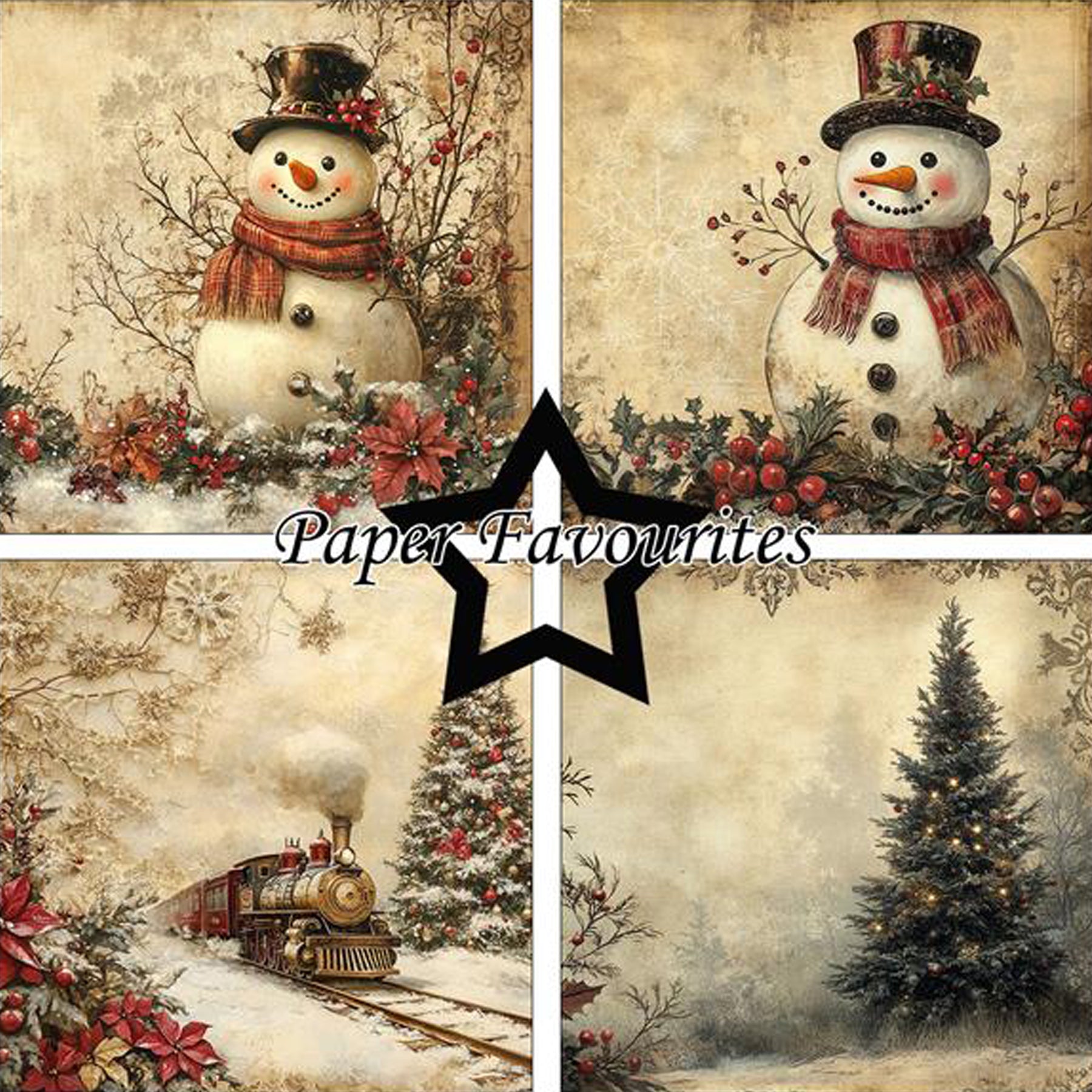 Crealive Paper Pad 200 g/m2 - 15 cm x 15 cm - Victorian Christmas
 
Inhalt:
•	24 Bogen
•	8 Designs
 
Spezifikationen:
•	15 cm x 15 cm
•	200 g/m2
•	einseitig bedruckt
•	säure- und ligninfrei
 
Dieses Paper Pad ist geeignet für:
•	Karten
•	Karten-Verzierungen
•	kleine Geschenkboxen & Verpackungen
•	Plotten
•	Stanzen
•	Prägen
•	Scrapbooking
•	Journaling
•	Mixed Media
 
Dieses einseitig bedruckte Designpapier im winterlichen, viktorianischen Look ist eine bezaubernde Basis für kreative, spezielle, individuelle 