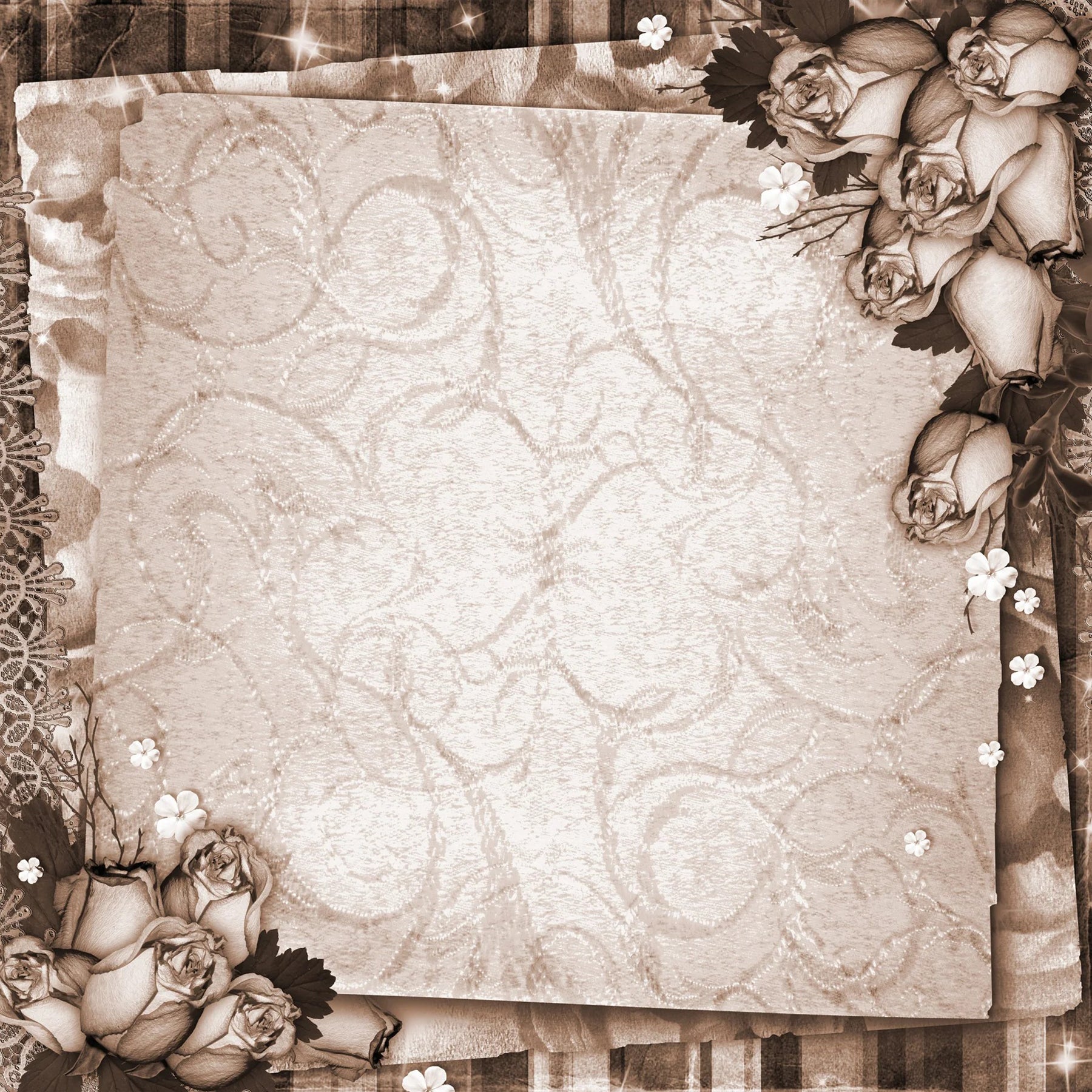 Crealive Paper Pad 120 g/m2 - 15 cm x 15 cm - Vintage Flowers Brown
Inhalt:
•	32 Blatt
•	8 Designs
 
Spezifikationen:
•	15 cm x 15 cm
•	120 g/m2
•	einseitig bedruckt
•	säure- und ligninfrei
 
Dieses Paper Pad ist geeignet für:
•	Karten
•	Karten- und Boxendekorationen
•	Plotten
•	Scrapbooking