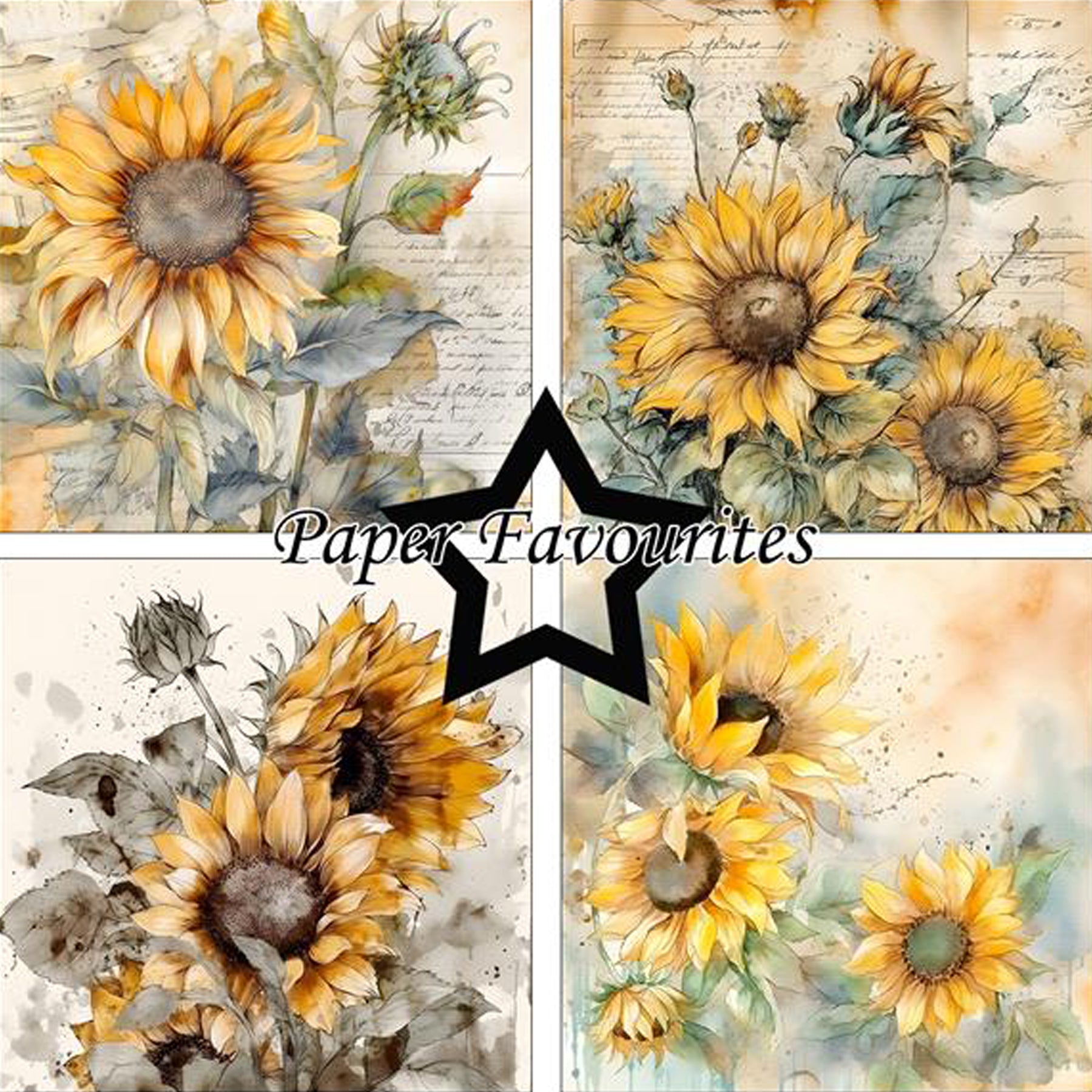 Crealive Paper Pad 200 g/m2 - 15 cm x 15 cm - Vintage Sunflower
 
Inhalt:
•	24 Bogen
•	8 Designs
 
Spezifikationen:
•	15 cm x 15 cm
•	200 g/m2
•	einseitig bedruckt
•	säure- und ligninfrei
 
Dieses Paper Pad ist geeignet für:
•	Karten
•	Karten-Verzierungen
•	Plotten
•	Stanzen
•	Prägen
•	Scrapbooking
 
Dieses einseitig bedruckte Designpapier im blumigen Vintage-Look, ist eine wunderbare Basis für kreative, spezielle, individuelle Karten, Plotts, Verzierungen von Geschenktaschen, Schachteln, Karten, Geschenkbo