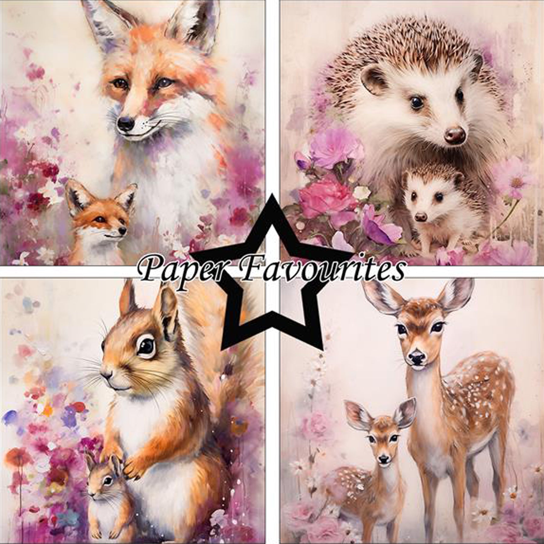Crealive Paper Pad 200 g/m2 - 15 cm x 15 cm - Wildlife
 
Inhalt:
•	24 Bogen
•	8 Designs
 
Spezifikationen:
•	15 cm x 15 cm
•	200 g/m2
•	einseitig bedruckt
•	säure- und ligninfrei
 
Dieses Paper Pad ist geeignet für:
•	Karten
•	Karten-Verzierungen
•	kleine Geschenkboxen & Verpackungen
•	Plotten
•	Stanzen
•	Prägen
•	Scrapbooking
•	Journaling
•	Mixed Media
 
Dieses einseitig bedruckte Designpapier mit süssen Tier-Designs ist eine wunderbare Basis für kreative, spezielle, individuelle Karten, Plotts, Verzierung