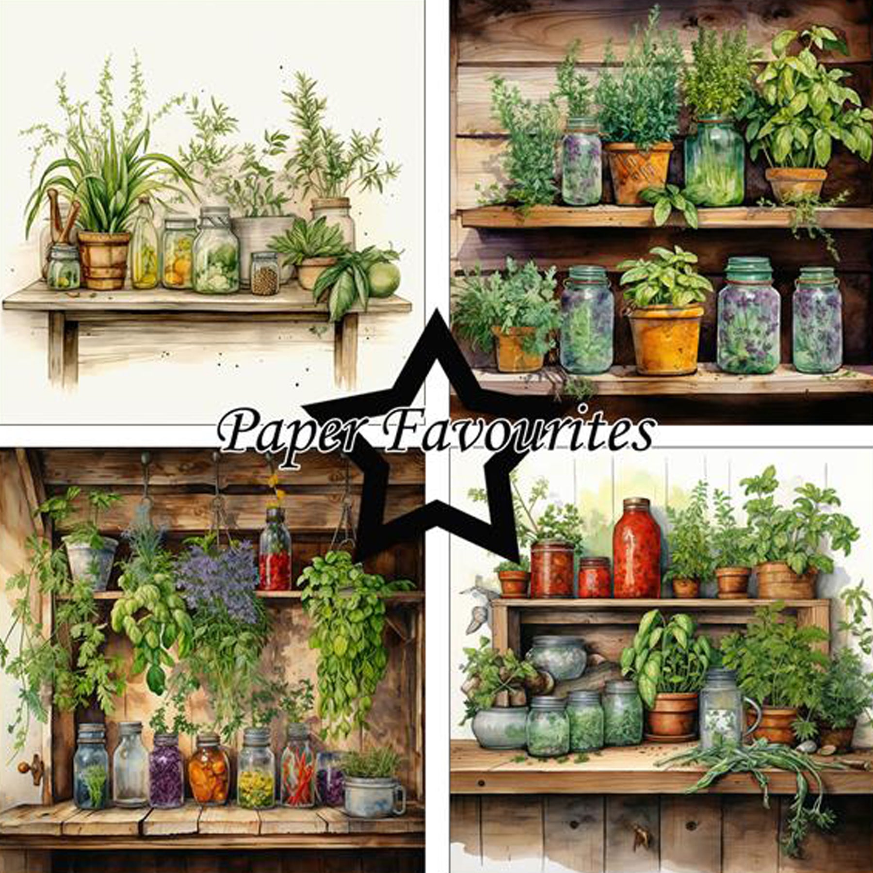 Crealive Paper Pad 200 g/m2 - 12’’ x 12’’ - Herbs

Inhalt:
•	8 Blatt
•	8 Designs
 
Spezifikationen:
•	12’’ x 12’’ (30.5 cm x 30.5 cm)
•	200 g/m2
•	einseitig bedruckt
•	säure- und ligninfrei
 
Dieses Paper Pad ist geeignet für:
•	Karten
•	Boxen
•	3D-Projekte
•	Geschenkboxen & Verpackungen
•	Plotten
•	Scrapbooking
•	Basteln mit Kindern
