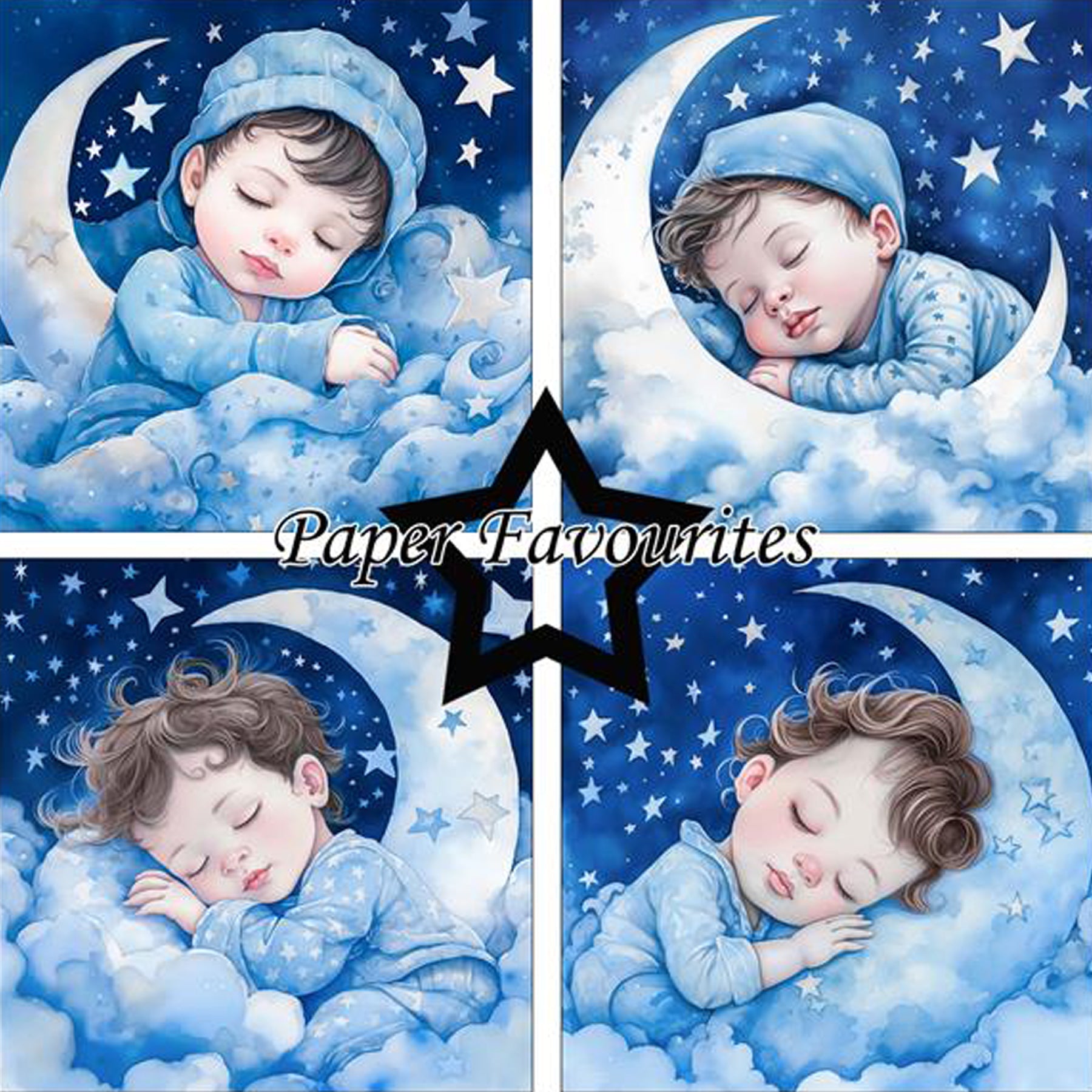 Crealive Paper Pad 200 g/m2 - 12’’ x 12’’ - Sleeping Girl & Boy

Inhalt:
•	8 Blatt
•	8 Designs
 
Spezifikationen:
•	12’’ x 12’’ (30.5 cm x 30.5 cm)
•	200 g/m2
•	einseitig bedruckt
•	säure- und ligninfrei
 
Dieses Paper Pad ist geeignet für:
•	Karten
•	Boxen
•	3D-Projekte
•	Geschenkboxen & Verpackungen
•	Plotten
•	Scrapbooking
•	Basteln mit Kindern

