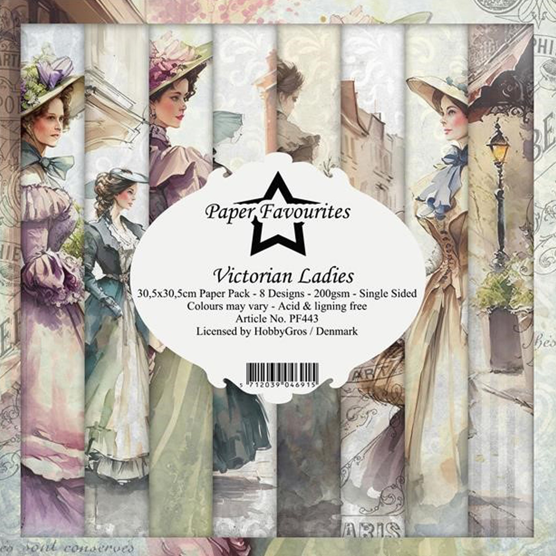 Crealive Paper Pad 200 g/m2 - 12’’ x 12’’ - Victorian Ladies

Inhalt:
•	8 Blatt
•	8 Designs
 
Spezifikationen:
•	12’’ x 12’’ (30.5 cm x 30.5 cm)
•	200 g/m2
•	einseitig bedruckt
•	säure- und ligninfrei
 
Dieses Paper Pad ist geeignet für:
•	Karten
•	Boxen
•	3D-Projekte
•	Geschenkboxen & Verpackungen
•	Plotten
•	Scrapbooking
•	Basteln mit Kindern
