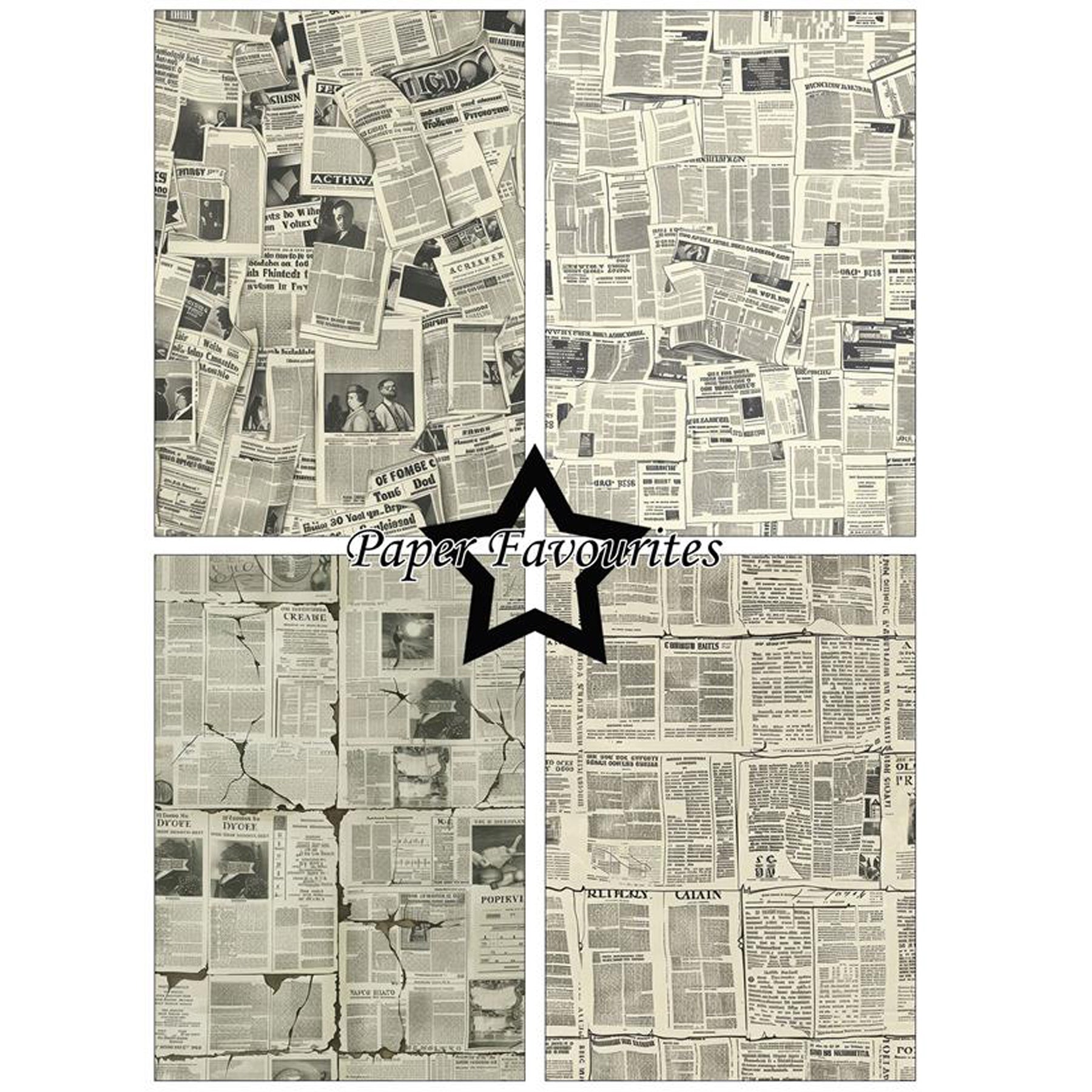 Crealive Paper Pad 200 g/m2 - A5 - Vintage Newspaper
 
Inhalt:
•	24 Bogen
•	8 Designs
 
Spezifikationen:
•	A5 (14.8 x 21 cm)
•	200 g/m2
•	einseitig bedruckt
•	säure- und ligninfrei
 
Dieses Paper Pad ist geeignet für:
•	Karten
•	Karten-Verzierungen
•	Plotten
•	Stanzen
•	Prägen
•	Scrapbooking
 
Dieses einseitig bedruckte Designpapier mit Zeitungs-Designs im Vintage-Look ist eine wunderbare Basis für kreative, spezielle, individuelle Karten, Plotts, Verzierungen von Geschenktaschen, Schachteln, Karten, Gesche