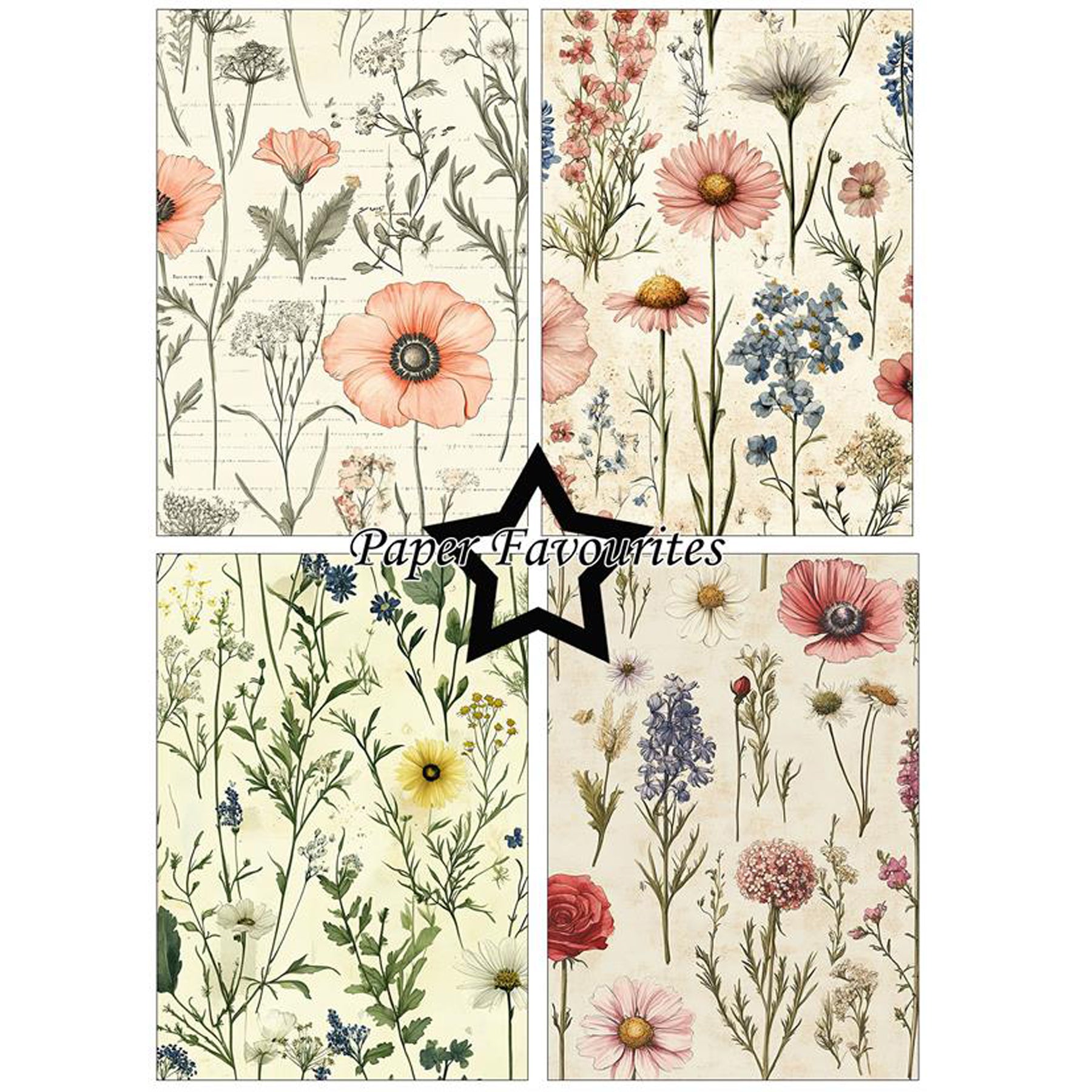 Crealive Paper Pad 200 g/m2 - A5 - Wild Flower
 
Inhalt:
•	24 Bogen
•	8 Designs
 
Spezifikationen:
•	A5 (14.8 x 21 cm)
•	200 g/m2
•	einseitig bedruckt
•	säure- und ligninfrei
 
Dieses Paper Pad ist geeignet für:
•	Karten
•	Karten-Verzierungen
•	Plotten
•	Stanzen
•	Prägen
•	Scrapbooking
 
Dieses einseitig bedruckte Designpapier mit Wildblumen-Designs ist eine wunderbare Basis für kreative, spezielle, individuelle Karten, Plotts, Verzierungen von Geschenktaschen, Schachteln, Karten, Geschenkboxen, Scrapbookin