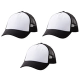 Crealive Cricut Trucker Cap (Trucker Hat) - Schwarz / Weiss   Inhalt:  3 Cricut Trucker Cap (Trucker Hat) Farbe: Schwarz / Weiss    Gestalte Dir Dein perfektes Cap. Die Vorderseite ist aus 100 % Polyester und die Rückseite aus Mesh und verleiht diesem Hutrohling Stil, Komfort und Kreativität in einem. Gestalte ihn mit leuchtenden Farben, auffälligen Bildern oder Deinem Lieblingsspruch. Erziele gleichbleibende, hochwertige Transferergebnisse mit Produkten zum Aufbügeln (HTV) und Infusible Ink Produkten.