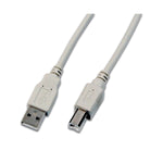 Crealive WireWin USB 2.0 Anschlusskabel USB A - USB B  Grau Verbindungskabel für USB-Geräte wie Drucker, Scanner, externe Festplatten und Silhouette Cameo mit USB-Anschluss (Typ B).  USB 2.0 - 480 Mbps