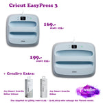 Crealive Die beliebteste Heizpresse der Welt ist jetzt intelligenter als je zuvor mit integrierter drahtloser Bluetooth®-Technologie. Verbinde die Cricut EasyPress 3 mit der Cricut Heat App, um präzise Zeit- und Temperatureinstellungen zu senden und Schritt-für-Schritt-Anleitungen für jedes Projekt zu erhalten. Eine keramikbeschichtete Heizplatte bietet ein superschnelles Aufheizen auf bis zu 205° C (400° F). Mit dem isolierten Sicherheitssockel 