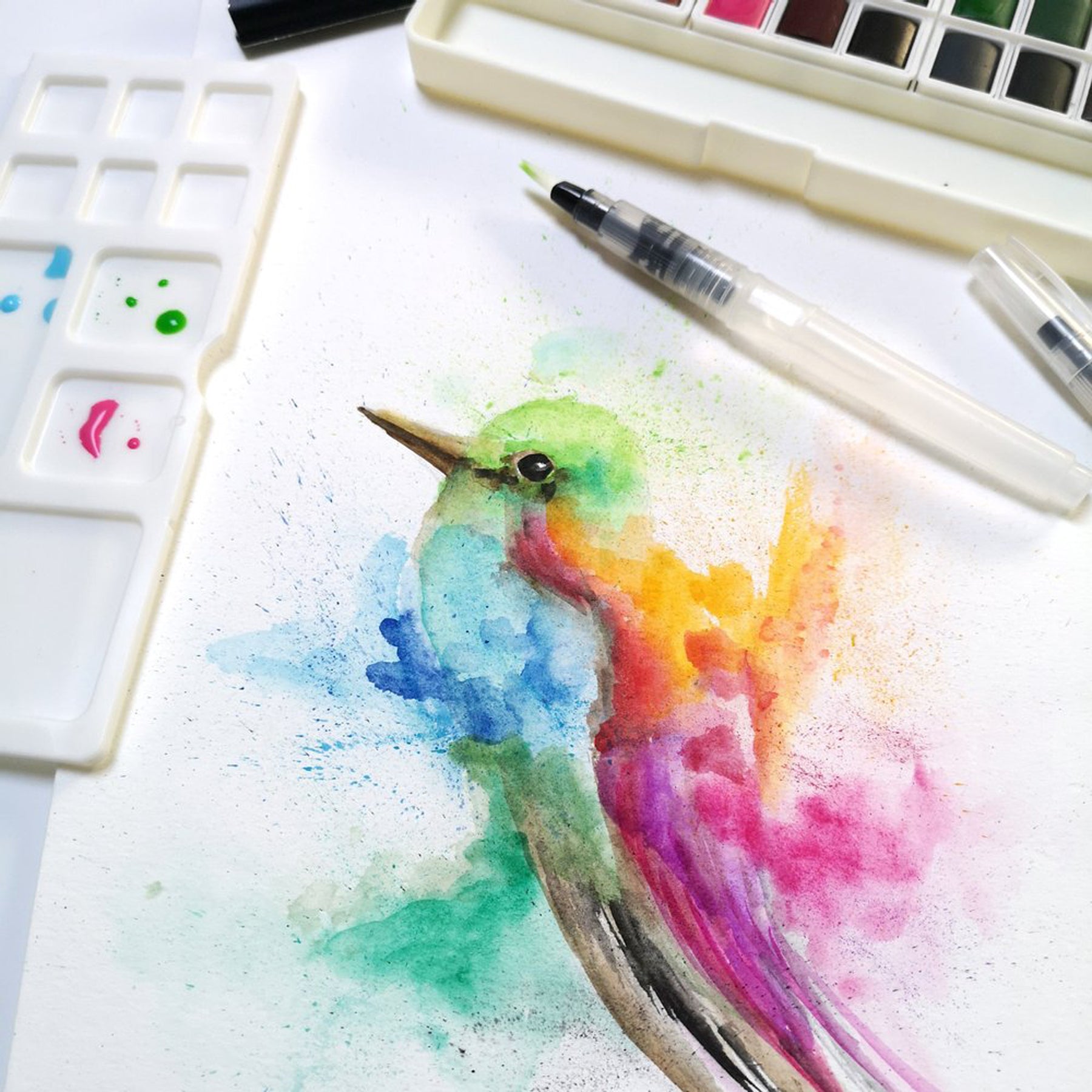Crealive Aquarellpapier glatt 300 g/m²  - A6 - Weiss    Inhalt:  100 Bögen   Spezifikationen:  Grösse: A6 300 g/m²  glatte Oberfläche 100% aus Zellulose säure- und ligninfrei Farbe: Weiss     Dieses hochwertige Aquarellpapier ist geeignet für:  Colorieren, Zeichnen & Malen Skizzieren Handlettering Stempeln Aquarellieren mit Farbe & Stiften Karten Plotten Scrapbooking