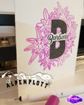 Plotter-Datei von Alpenplott - B-Edelweiss Buchstabe