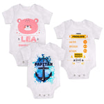 Crealive Baby Body Kurzarm - Weiss     Mit diesem Kurzarm-Body für Babys hast Du ein persönlich gestaltbares Geschenk. Du kannst es als Geburtstagsgeschenk, bereits zur Baby-Shower-Party als Mitbringsel oder zur Taufe verschenken. Du kannst es individuell gestalten als unverzichtbarer & beliebter Klassiker in den ersten Lebensjahren und eine wundervolle Erinnerung für das ganze Leben schaffen.