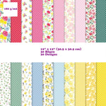 Crealive Premium Paper Pad 180 g/m2 - 12’’ x 12’’ - Bright Blooms  Spezifikationen:  12’’ x 12’’ (30.5 cm x 30.5 cm) 180 g/m2 beidseitig bedruckt säure- und ligninfrei 20 Designs    Inhalt:  30 Bogen 20 Designs beidseitig bedruckt    Dieses Paper Pad / Designpapier ist geeignet für:  Karten Karten-Verzierungen Kuverts Geschenkboxen & Verpackungen Plotten Scrapbooking