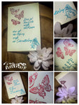 Butterfly Letter and Card - Crealive