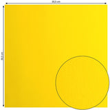 Crealive Cardstock Basic 216 g/m2 - 12’’ x 12’’ - Lemon Yellow  Spezifikationen:  12’’ x 12’’ (30.5 cm x 30.5 cm) 216 g/m2 beidseitig farbig (voll durchgefärbt) beschreibbar säurefrei glatt mit leicht rauer Oberfläche    Dieses Cardstock / Bastelpapier ist geeignet für:  Karten Karten-Verzierungen Plotten Stanzen Prägen Geschenkboxen Bastelpapier für die Schule oder Kindergarten Scrapbooking