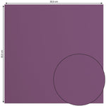 Crealive Cardstock Basic 216 g/m2 - 12’’ x 12’’ - Clematis  Spezifikationen:  12’’ x 12’’ (30.5 cm x 30.5 cm) 216 g/m2 beidseitig farbig (voll durchgefärbt) beschreibbar säurefrei glatt mit leicht rauer Oberfläche    Dieses Cardstock / Bastelpapier ist geeignet für:  Karten Karten-Verzierungen Plotten Stanzen Prägen Geschenkboxen Bastelpapier für die Schule oder Kindergarten Scrapbooking