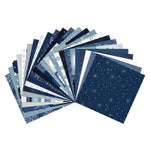 Designpapier 170 g/m2 - 12’’ x 12’’ - Starry Night  Inhalt:  48 Bogen 24 Designs einseitig bedruckt    Spezifikationen:  12’’ x 12’’ (30.5 cm x 30.5 cm) 170 g/m2 einseitig bedruckt lässt sich gut schneiden säurefrei   Dieses Designpapier / Motivpapier ist geeignet für:  Karten Karten-Verzierungen Plotten Stanzen Prägen Scrapbooking