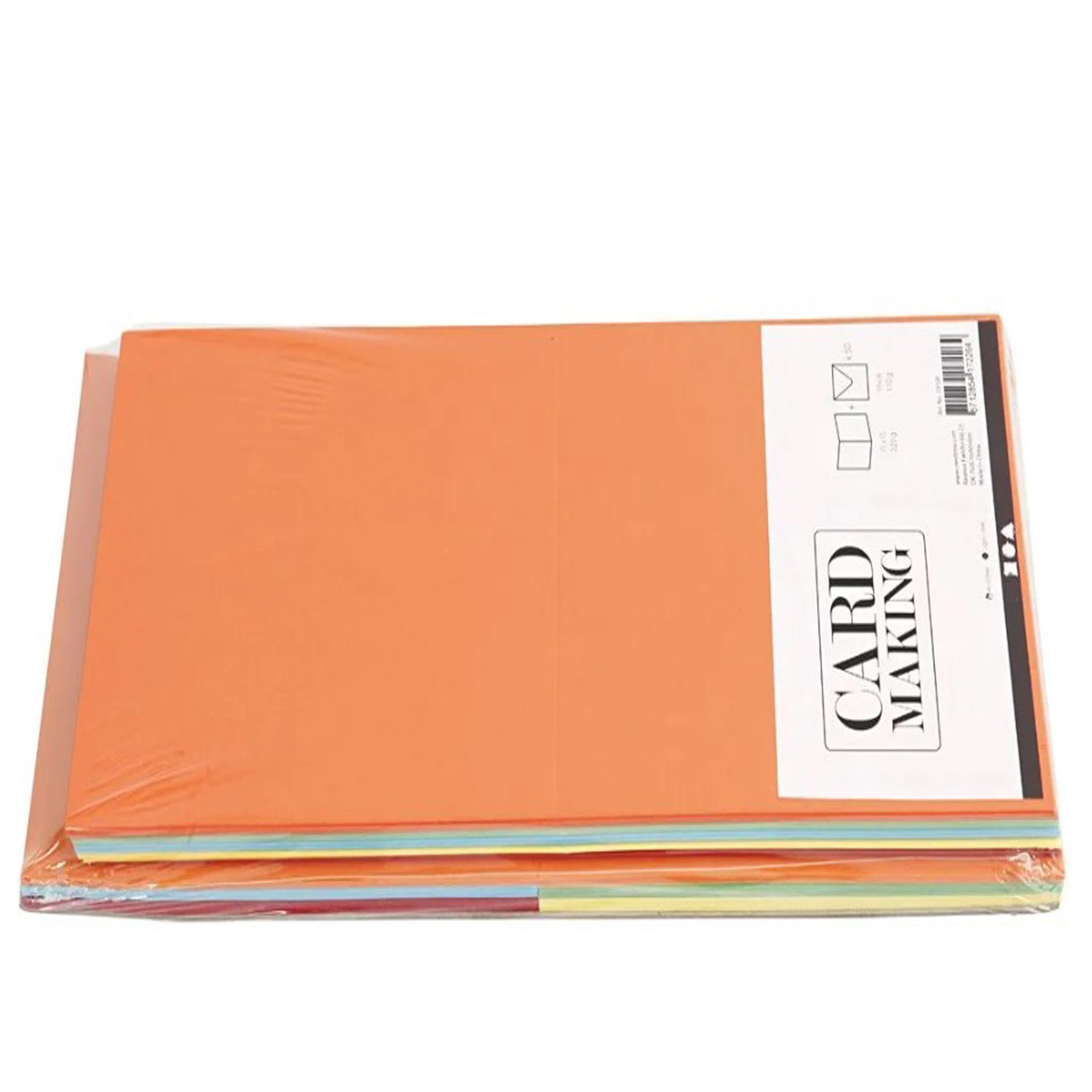 Crealive 50 Blanko Karten & Couverts - Mehrfarbig  Inhalt:  50 Doppel Karten 50 Couverts    Spezifikationen:  Doppel-Karten Format: 15 x 15 cm (zusammengeklappt) Couvert Format: 16 x 16 mm Doppelkarten: 210 g/m2 Couvert: 130 g/m2 ohne Fenster Farben: 10 x Gelb, 10 x Blau, 10 x Rot, 10 x Grün & 10 x Orange Nassklebung oder Lasche zum Einstecken beidseitig farbig (voll durchgefärbt)    Diese Blanko Karten & Couverts sind geeignet für:  Karten Einladungen zu Partys, Geburtstagen, etc.