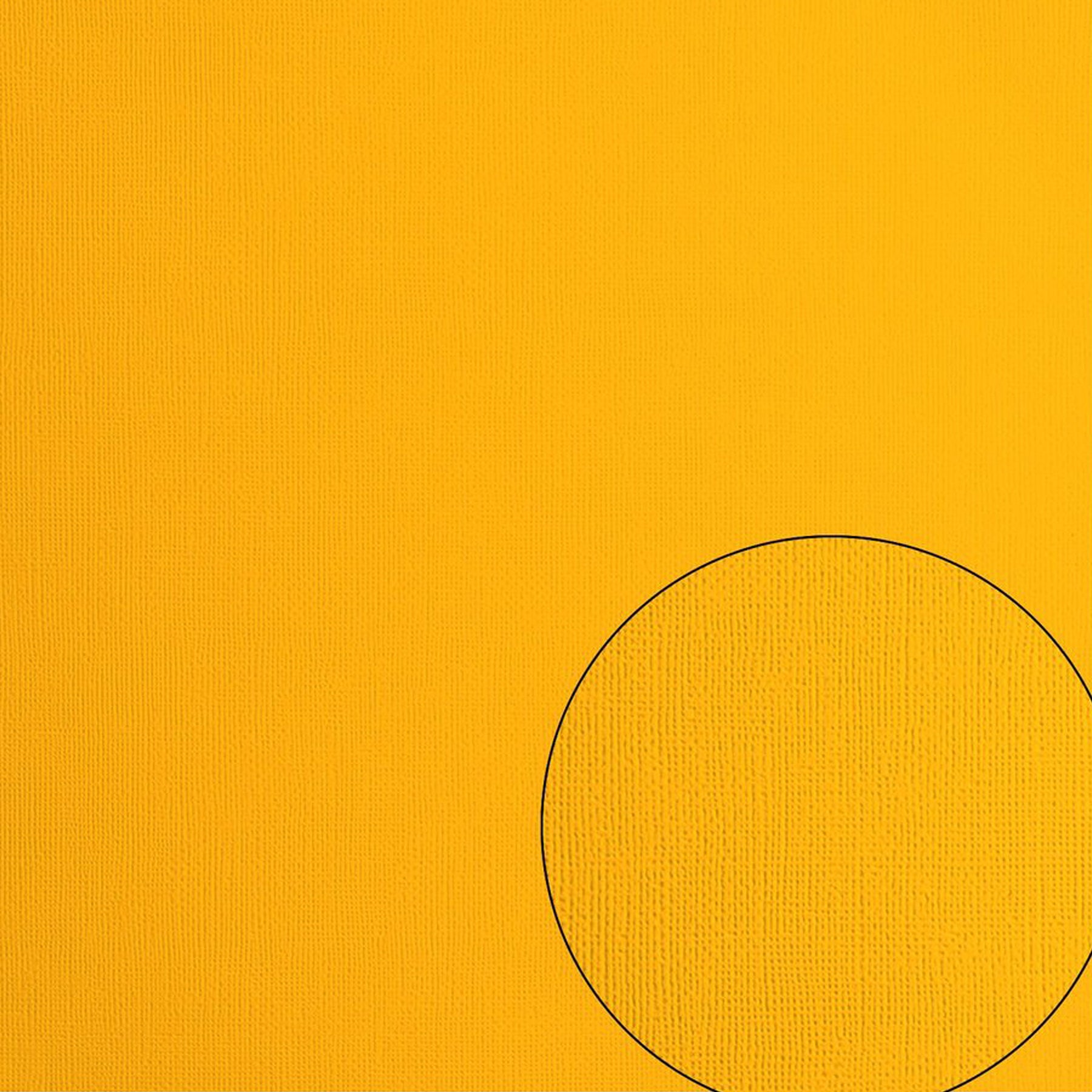 Crealive Cardstock Basic 216 g/m2 - 12’’ x 12’’ - Saffron Struktur  Spezifikationen:  12’’ x 12’’ (30.5 cm x 30.5 cm) 216 g/m2 beidseitig farbig (voll durchgefärbt) beschreibbar säurefrei glattes Papier mit strukturierter Oberfläche    Dieses Cardstock / Bastelpapier ist geeignet für:  Karten Karten-Verzierungen Plotten Stanzen Prägen Geschenkboxen Bastelpapier für die Schule oder Kindergarten Scrapbooking