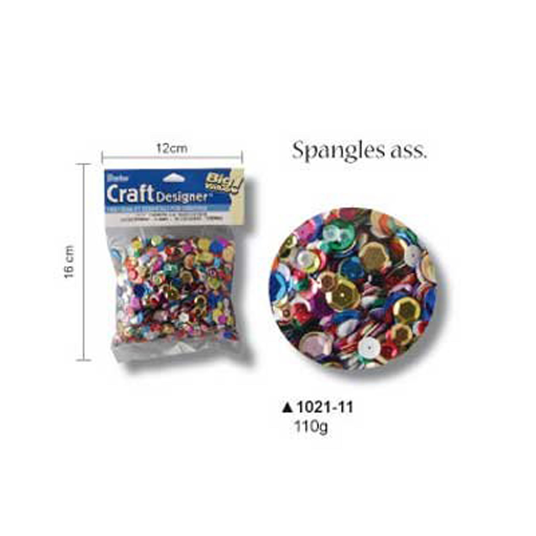 Crealive Pailletten - Assortiert 115g  Die Pailletten könnt ihr super zum Dekorieren und Verzieren von Karten, Scrapbooking Seiten oder für Schüttelkarten benutzen.     Inhalt:  115g bunte Pailletten     Pailletten sind geeignet für:  Karten Karten-Verzierungen Schüttelkarten Plotten Scrapbooking