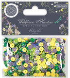 Crealive Pailletten - 25 Gramm -  Wildflower Meadow Inhalt:  25 Gramm Form: Rund    Pailletten sind geeignet für:  Karten Karten-Verzierungen Schüttelkarten Plotten Scrapbooking    Die Pailletten kannst Du super zum Dekorieren und Verzieren von Karten, Scrapbooking Seiten oder für Schüttelkarten benutzen.