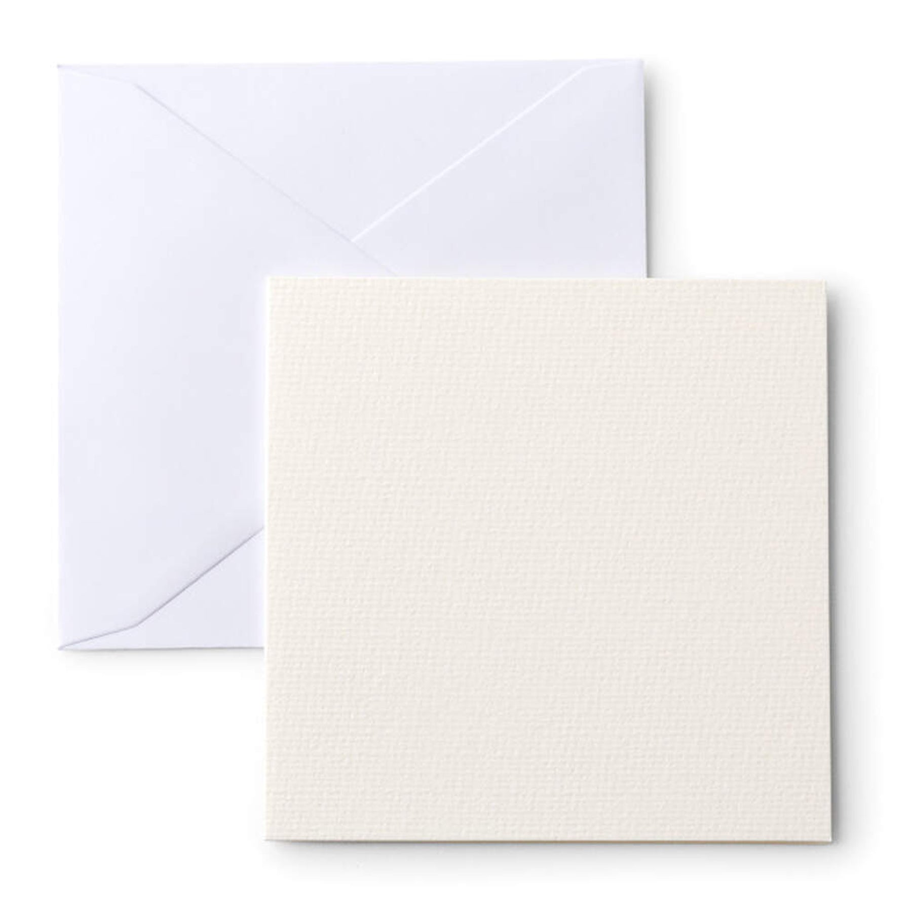 Crealive Cricut Aquarellkarten S40 - 12 Stück / Watercolor Cards    Inhalt:  12 Karten im Format 4.75" x 4.75" (12.1 cm x 12.1 cm) (zusammengeklappt) - Kartenfarben: 12 x Ivory 12 Umschläge in 5" x 5" (12.7 cm x 12.7 cm) - Farbe: Weiss    Cricut Joy Aquarellkarten sind geeignet für:  Karten Einladungen    Anleitung:  Design auswählen Karte auf die Kartenmatte 2x2 (separat erhältlich) Zeichnen & Schneiden