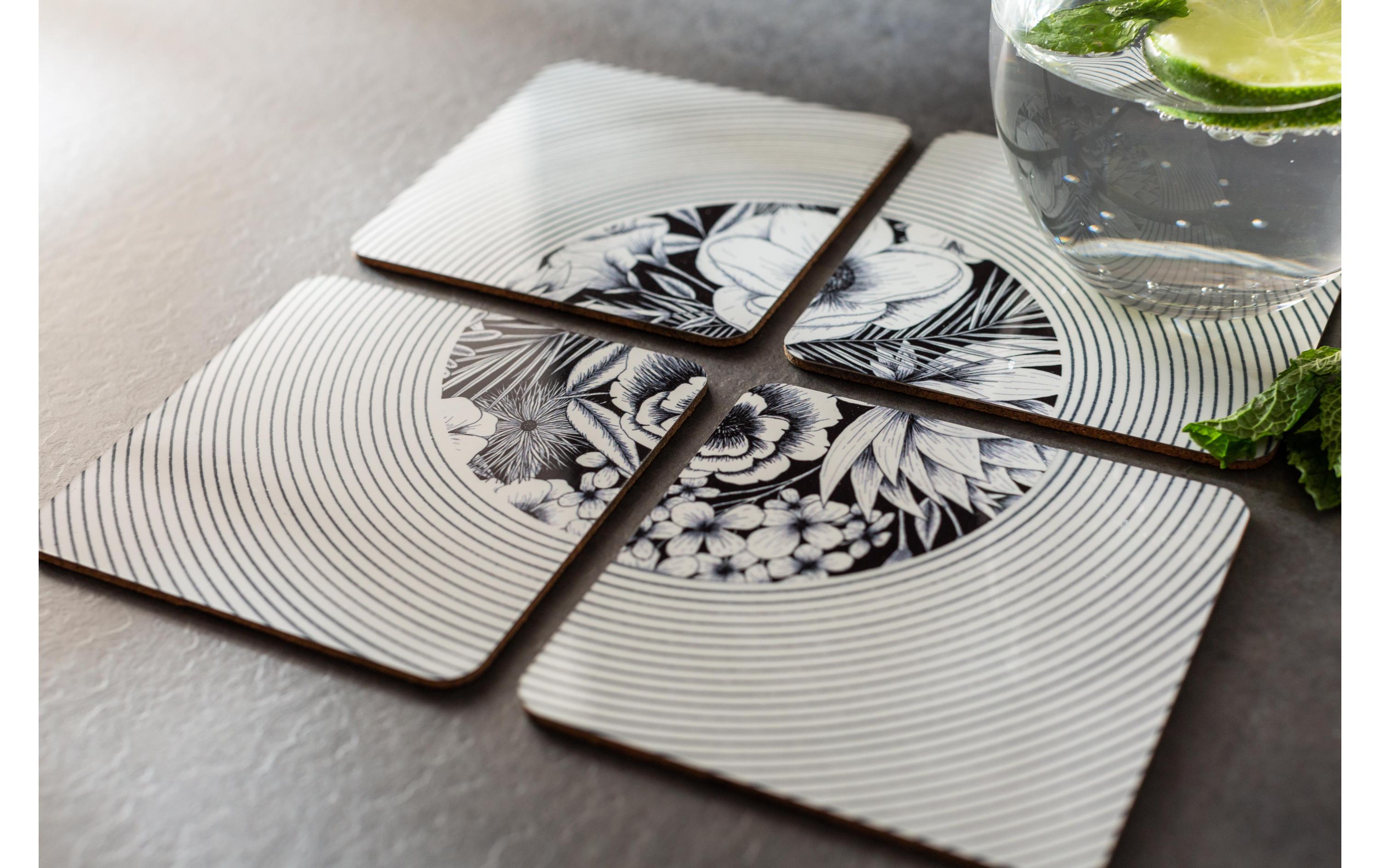 Cricut Untersetzer Infusible Ink - Quadratisch - 4 Stück  Spezifikationen:  4 Keramik-Untersetzer für Sublimationsdruck Farbe: Weiss Form: quadratisch Grösse: 9.5 x 9.5 cm Rückseite: Kork (nicht bedruckbar) kompatibel mit Infusible Ink Stiften oder Infusible Ink Transferbogen    Die Keramik-Untersetzer sind geeignet für:  Infusbile Ink Sublimation