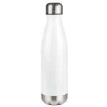 Crealive Sublistar® Edelstahl-Thermoflasche, 500 ml, Weiss, Sockel und Deckel Silber  Diese Sublistar® Edelstahl-Thermoflasche hat ein Fassungsvermögen von 500 ml, ist weiss und der Deckel und Sockel in silber gehalten. Trinkgefässe aus Edelstahl - die halten dicht!  Einen besonders heissen Trinkgenuss bietet diese bedruckbare Thermoflasche für Sport, Freizeit oder Büro. Durch die Doppelwandkonstruktion bleibt Heisses lange heiss und Kaltes lange kalt.     Inhalt:  1 Edelstahl-Thermoflasche