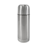 Crealive Edelstahl-Thermosflasche 350 ml - Silber   Die Edelstahl-Thermoflasche hat ein Fassungsvermögen von 350 ml und ist komplett in Silber gehalten. Trinkgefässe aus Edelstahl - die halten dicht!  Einen besonders heissen Trinkgenuss bietet diese bedruckbare Thermoflasche für Sport, Freizeit oder Büro. Durch die Doppelwandkonstruktion bleibt Heisses lange heiss und Kaltes lange kalt.