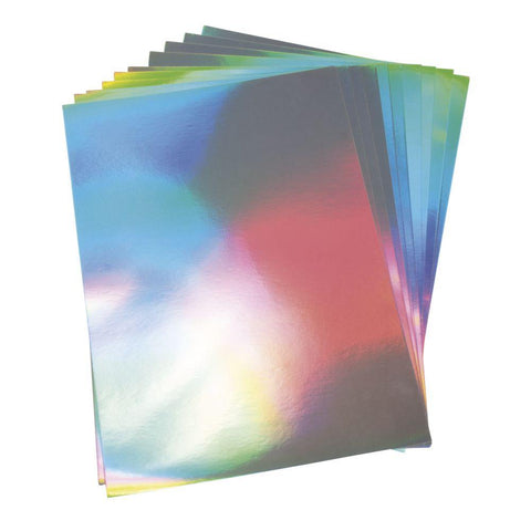 Effektpapier Hologramm silber 210 g/m2 - A4 - Crealive