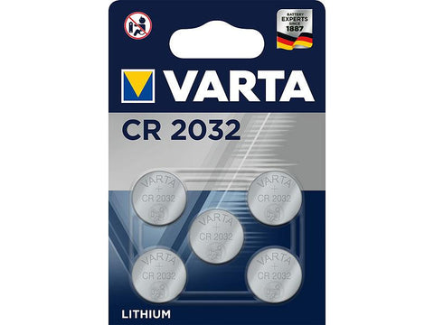 VARTA Lithium Knopfzelle CR2032 - 5er Pack - Crealive