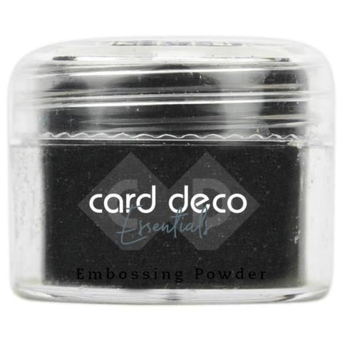 Embossing Powder - Embossing Pulver - Black 30 ml     In drei einfachen Schritten erreichst Du die schönsten Prägeeffekte auf Papier, Karton, Holz oder sogar Glas. Von der Handbeschriftung bis zur Prägung und von der selbstgemachten Karte bis zur Dekoration für das Zuhause sind die Möglichkeiten grenzenlos.